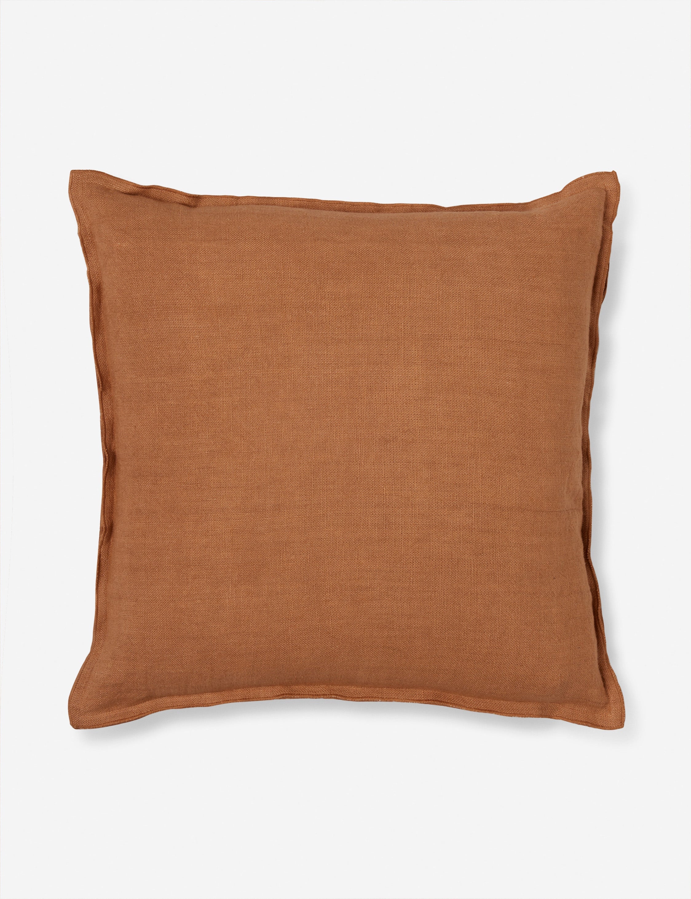 Luna Linen Lumbar Pillow | Superior Long Fiber Flax, Tonal Stitch Detail