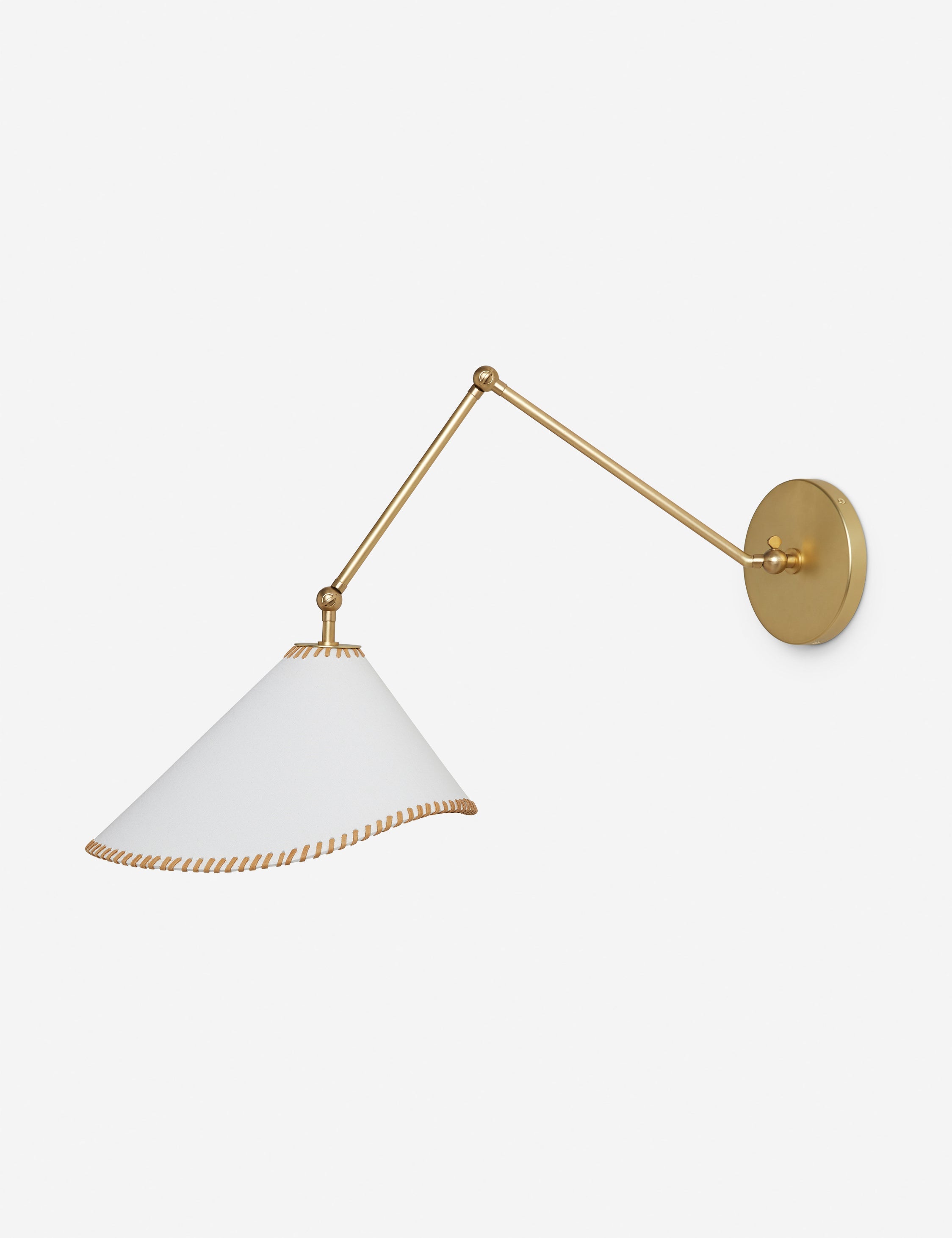 Aria Adjustable Sconce | Artisan Textured Shade, Directional Light