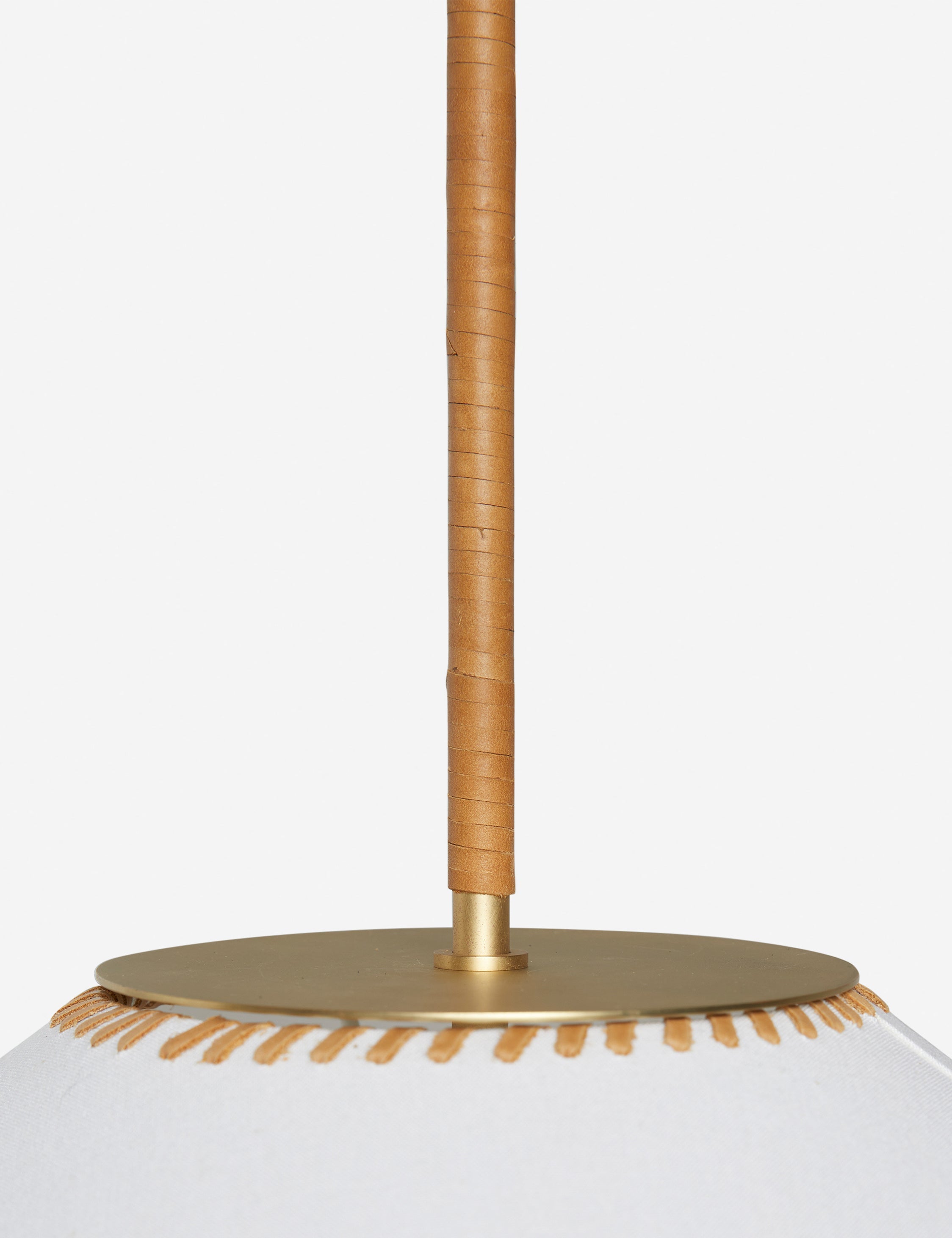 Aria Pendant Light | Artisan Textured Shade, Mixed Materials
