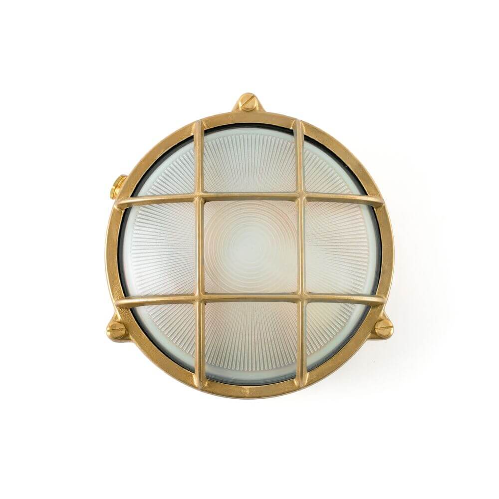 Nero Outdoor Wall Light | IP65 Brass, Classic Style