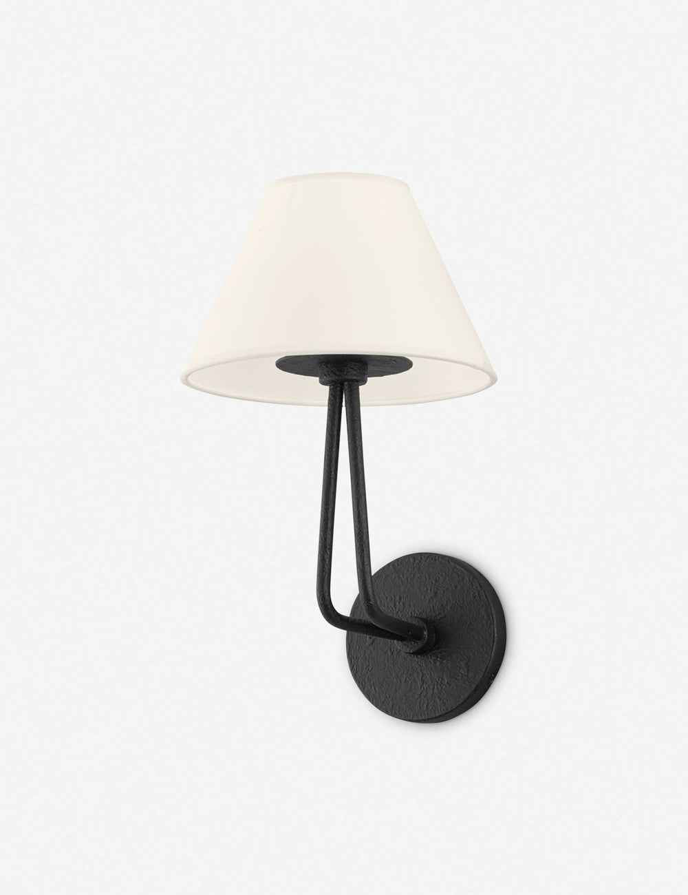 Haven Wall Sconce | Double-Arm Design, Cream Shade