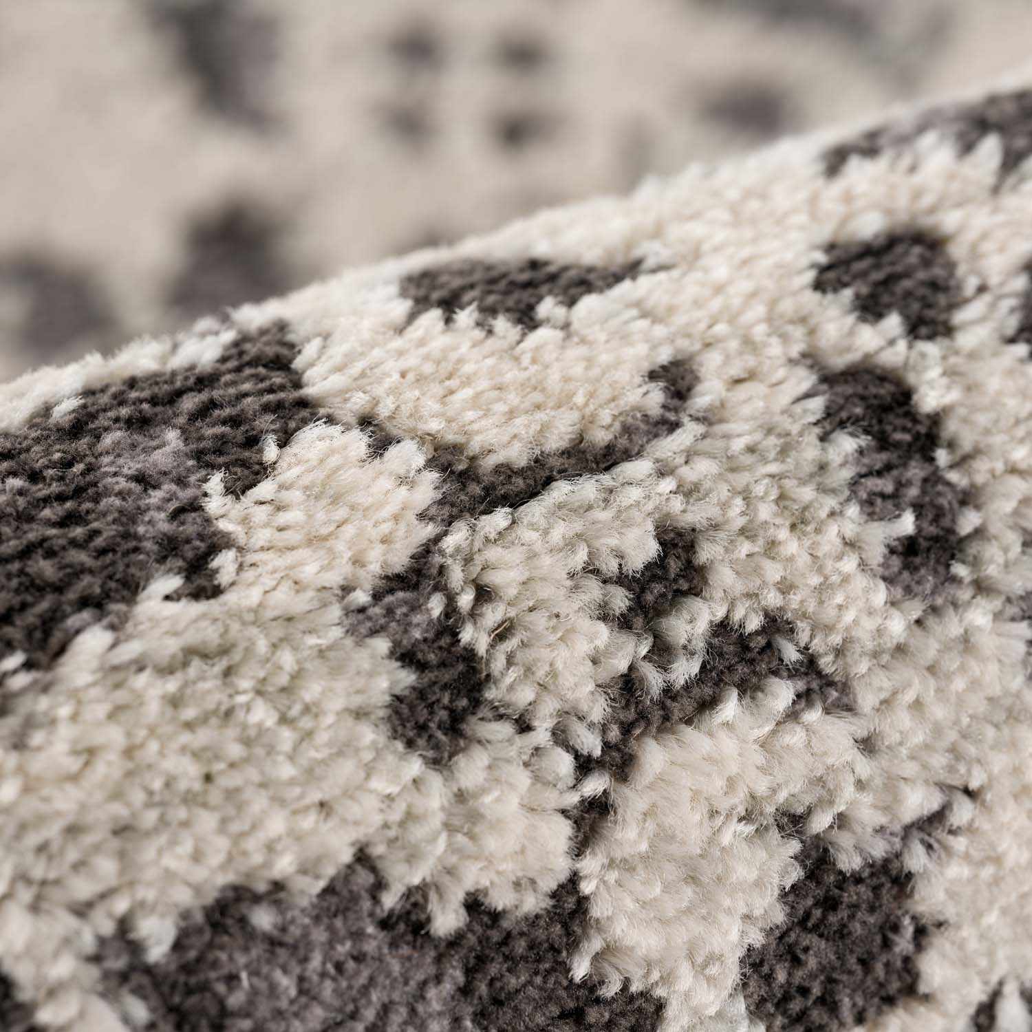 Milo Area Rug Machine Woven 60% Polypropylene Charcoal Gray