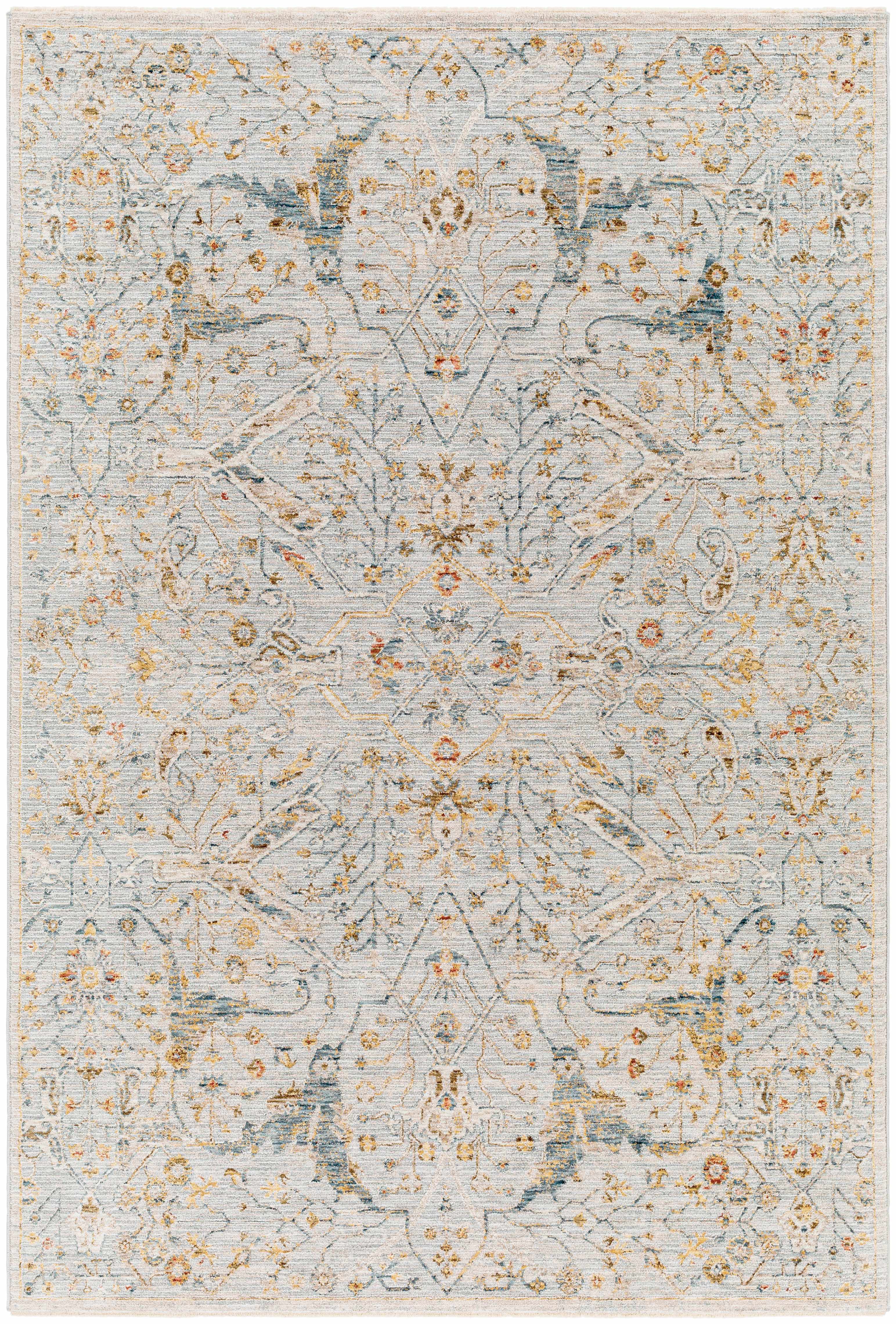 Bela Oushak Rug  Medium Pile  100% Polyester