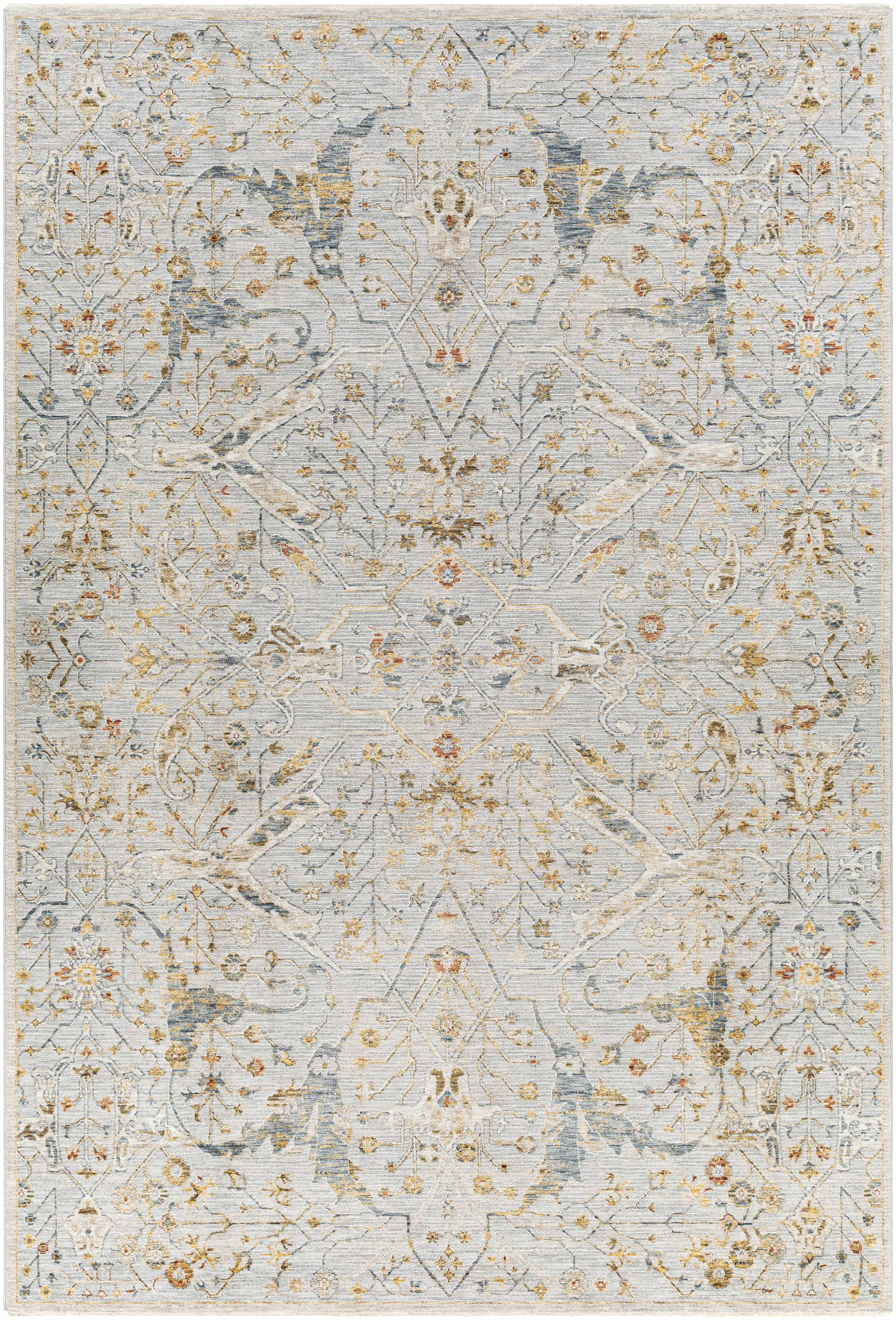 Bela Oushak Rug  Medium Pile  100% Polyester