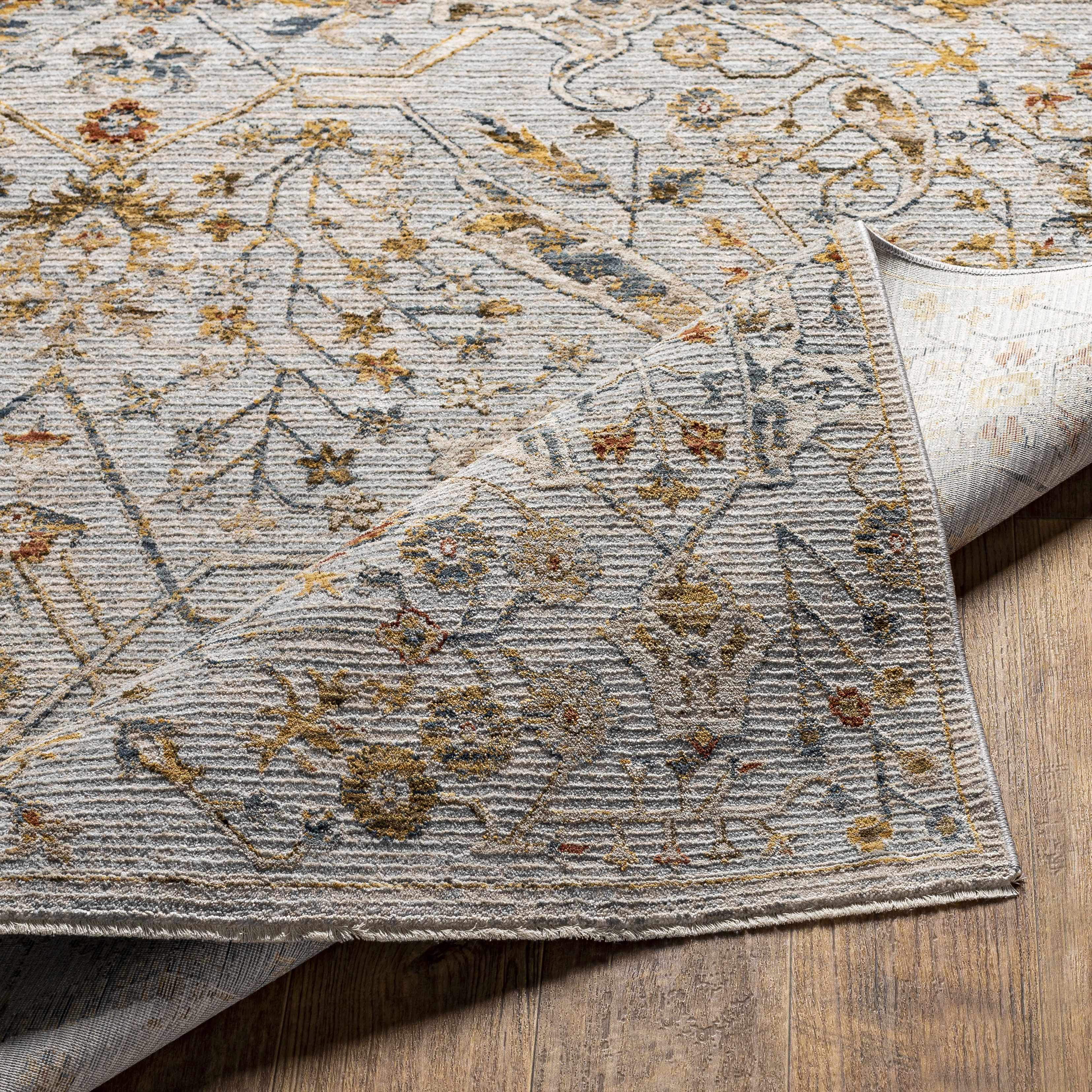 Bela Oushak Rug  Medium Pile  100% Polyester