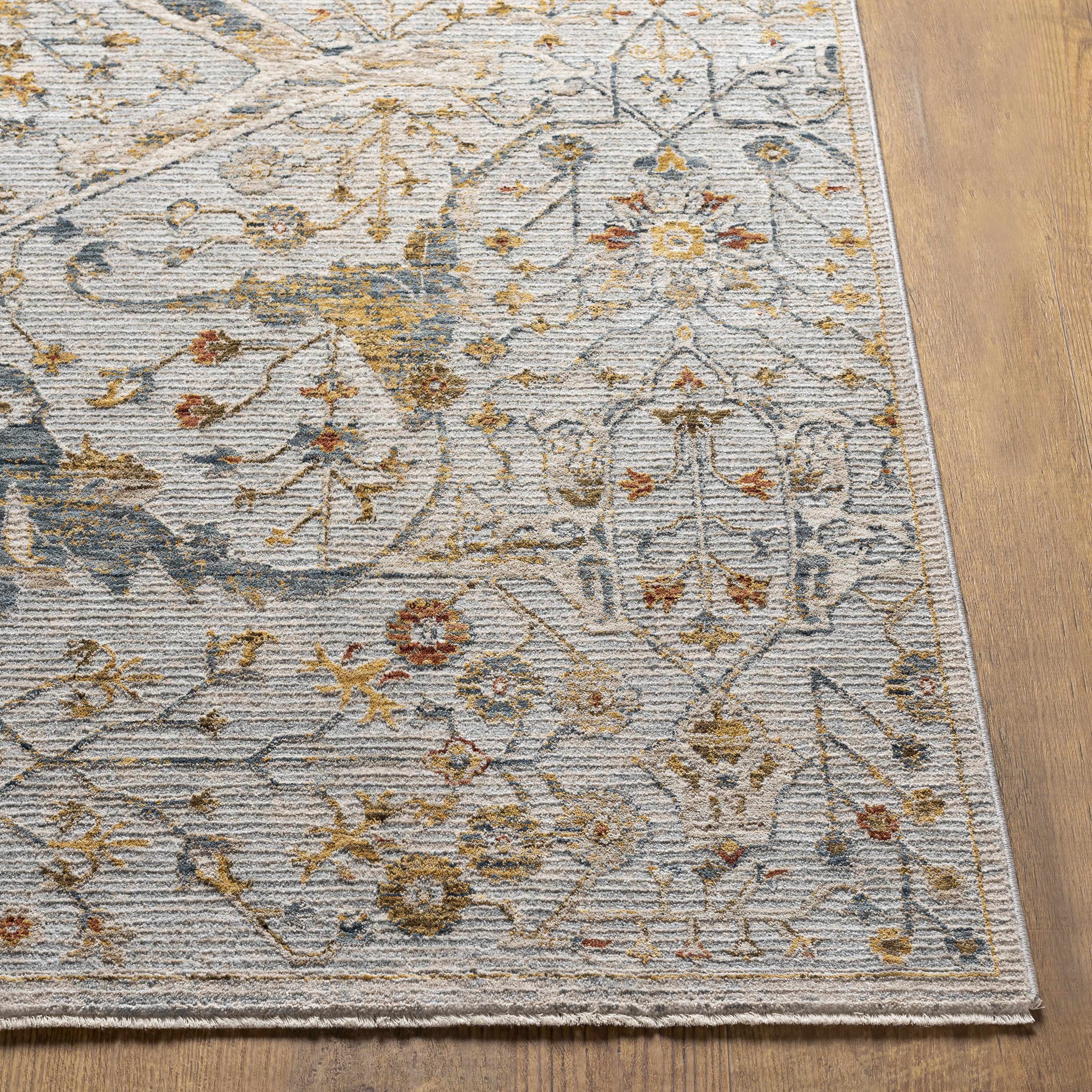 Bela Oushak Rug  Medium Pile  100% Polyester