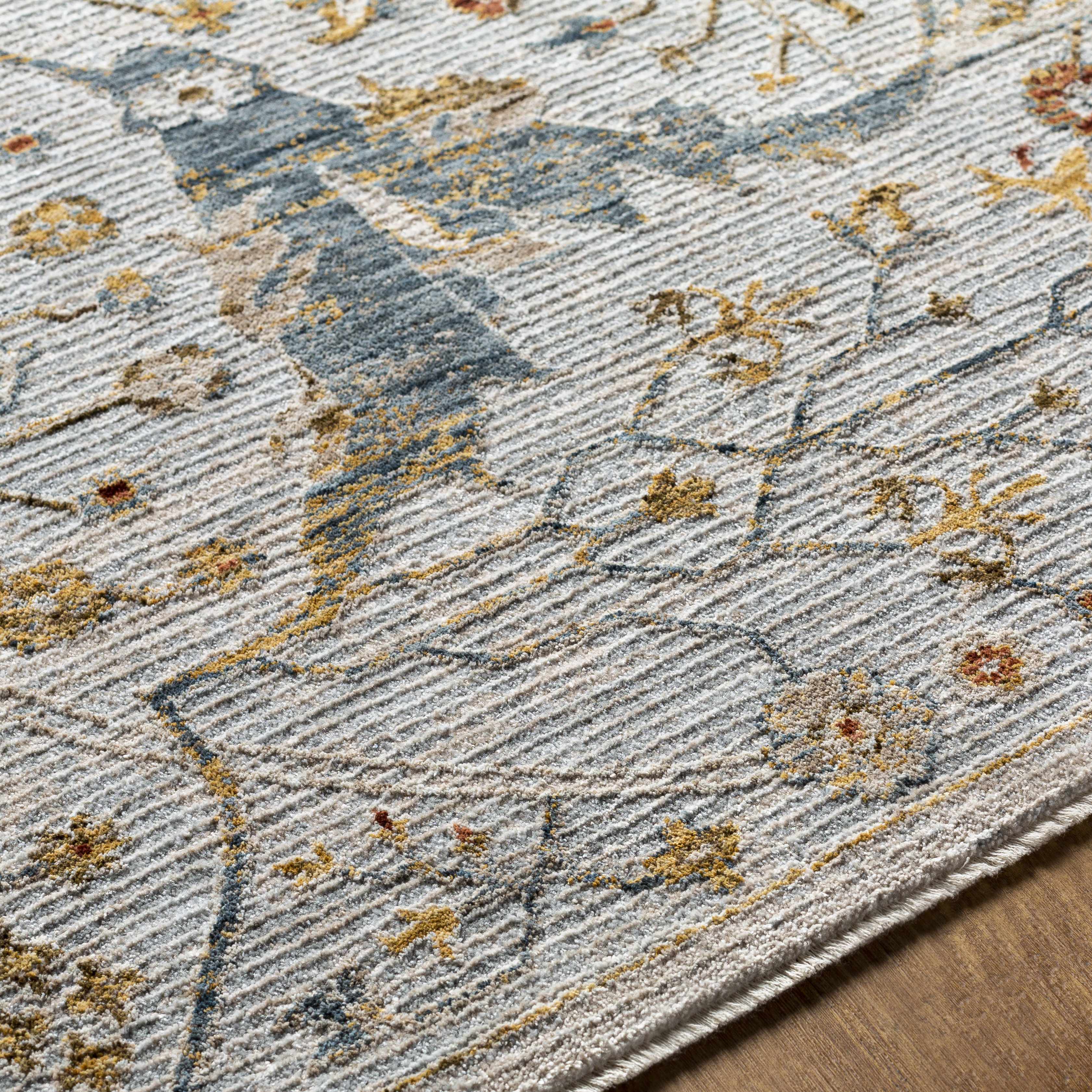 Bela Oushak Rug  Medium Pile  100% Polyester