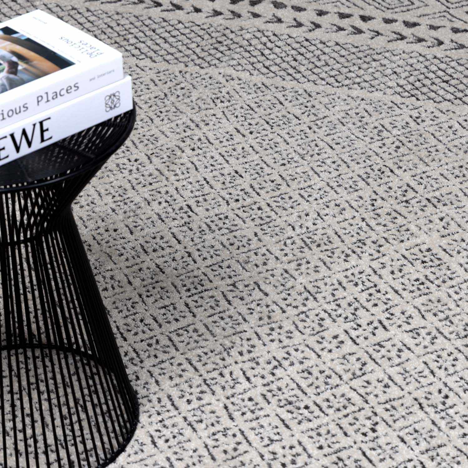 Bela Area Rug  Soft Neutral Colors, Medium Pile