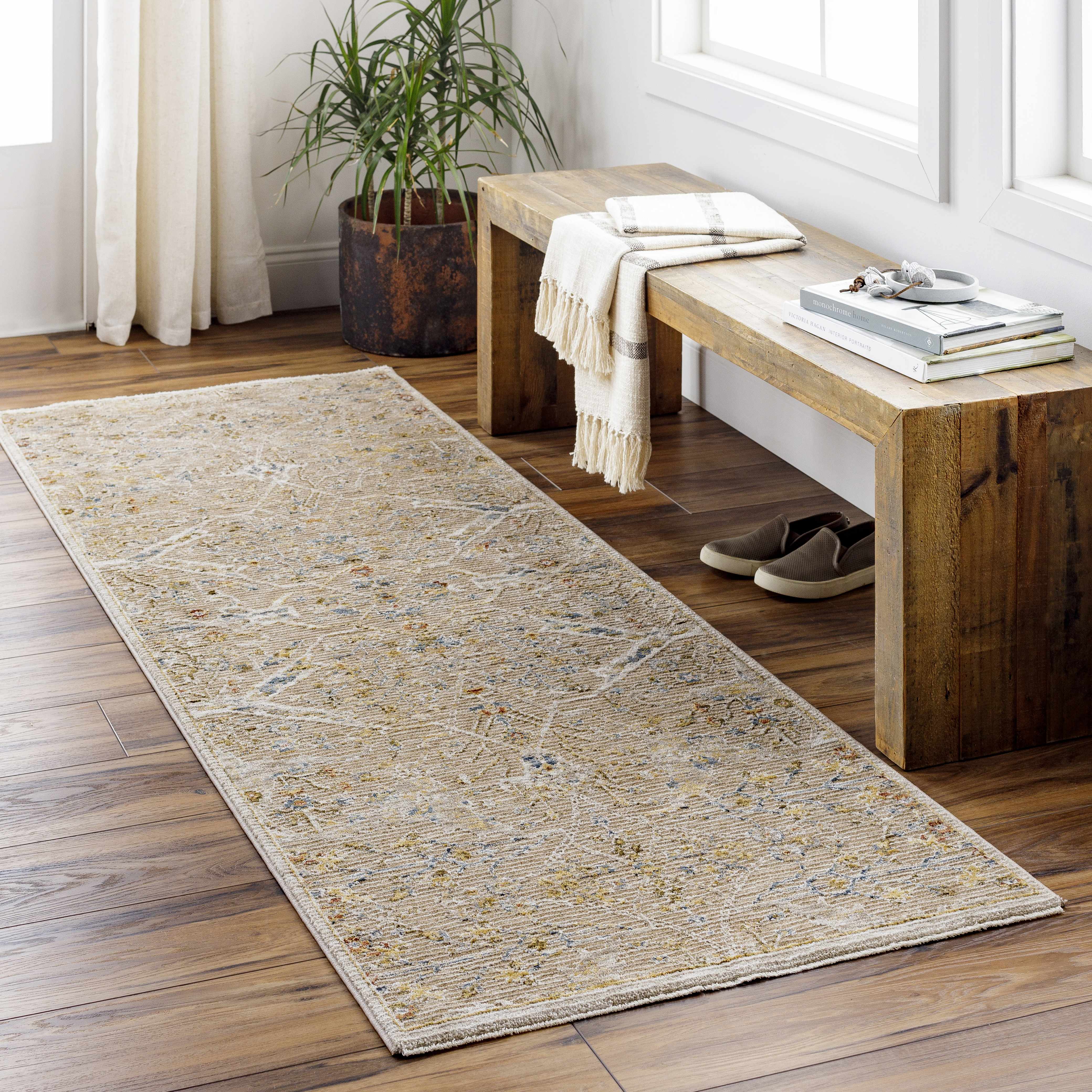 Bela Area Rug  Medium Pile, 100% Polyester, Traditional Style
