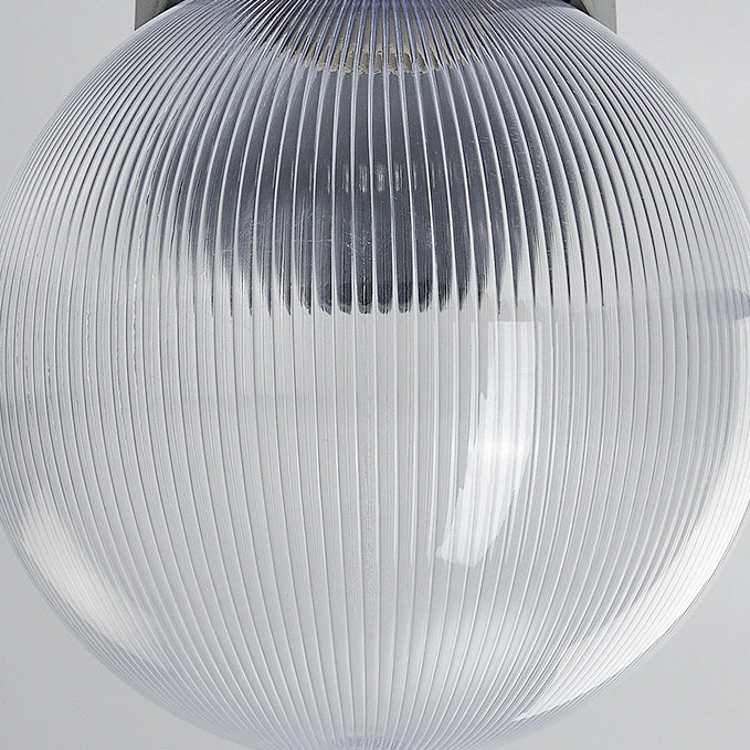 Contemporary Waterproof Orb Wall Sconce Lamp - 1-Light Polycarbonate Acrylic Design for Outdoor Patios