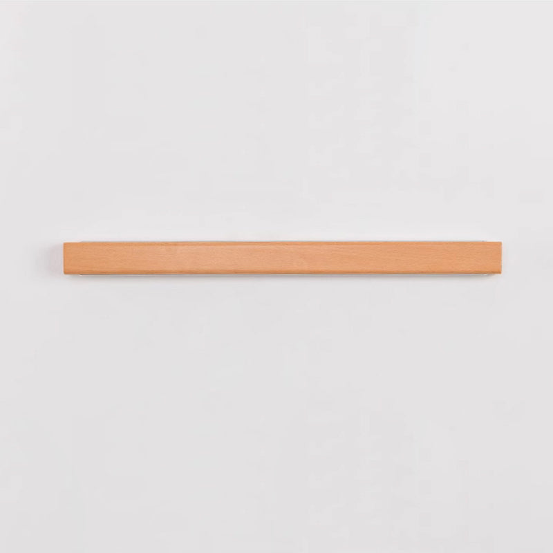Minimalist Japanese Solid Wood LED Wall Sconce