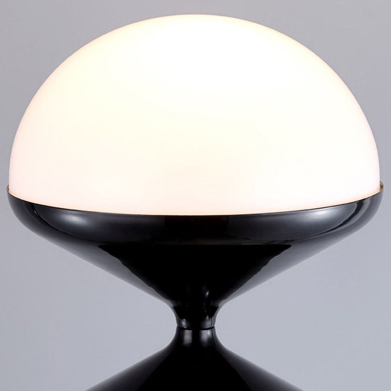 Modern Scandinavian Cream Round Floor Lamp with Iron and Acrylic - 1-Light Design for Bedroom