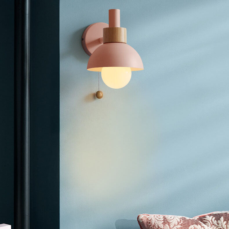 Nordic Macaron 1-Light Wall Sconce Lamp