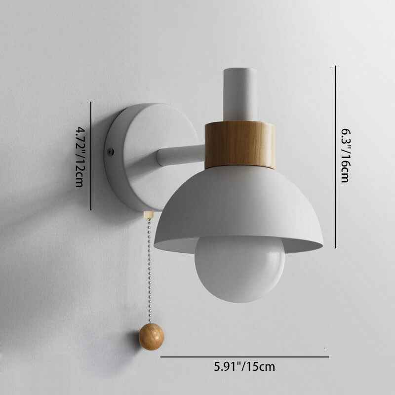 Nordic Macaron 1-Light Wall Sconce Lamp