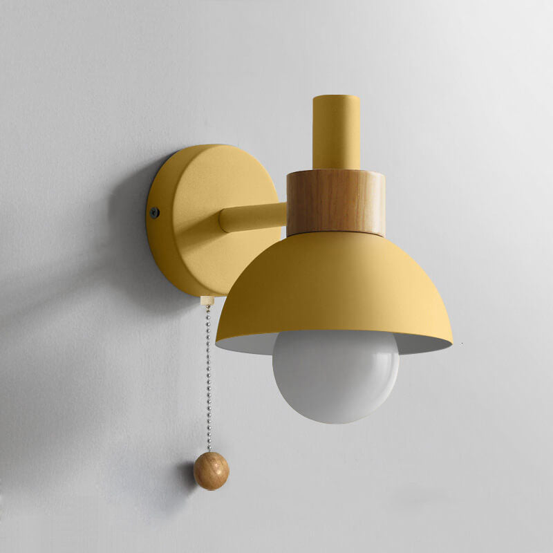 Nordic Macaron 1-Light Wall Sconce Lamp