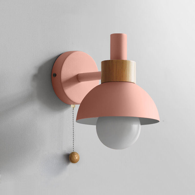 Nordic Macaron 1-Light Wall Sconce Lamp