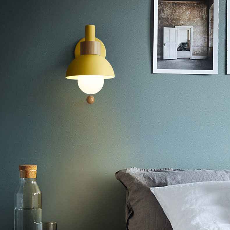 Nordic Macaron 1-Light Wall Sconce Lamp
