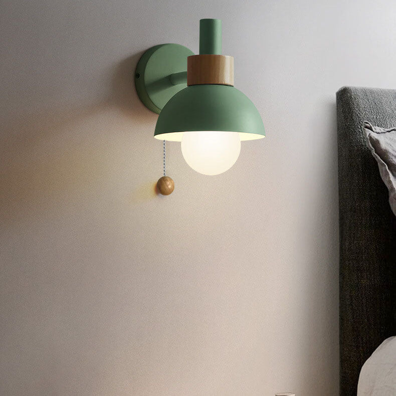 Nordic Macaron 1-Light Wall Sconce Lamp