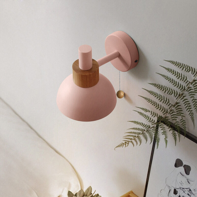 Nordic Macaron 1-Light Wall Sconce Lamp