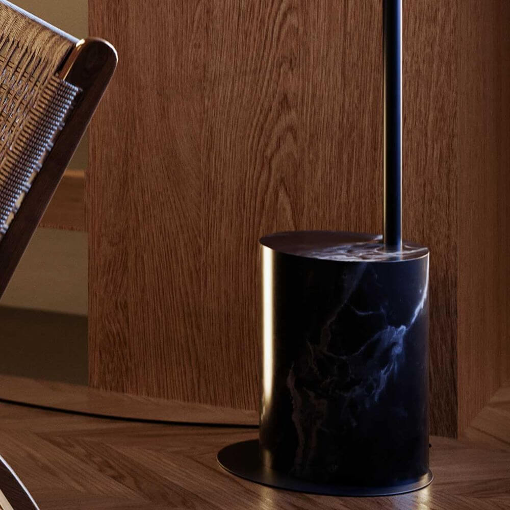 Bello Arc Lamp | Marble Base, Adjustable Metal Shade