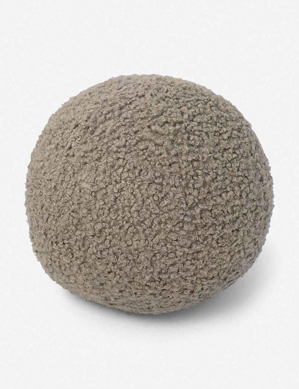 Bouclé Ball Pillow by Sarah Sherman Samuel