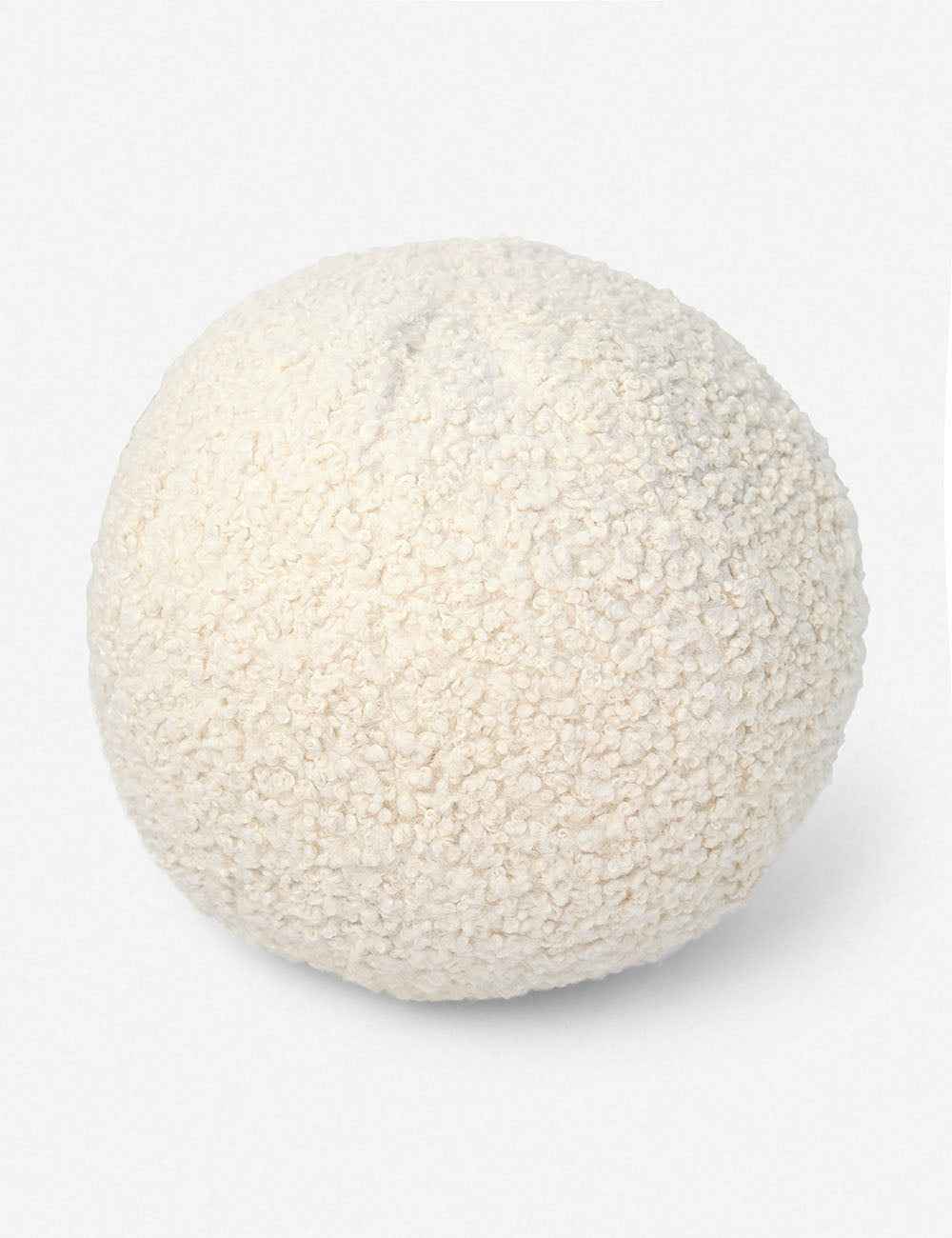 Bouclé Ball Pillow by Sarah Sherman Samuel