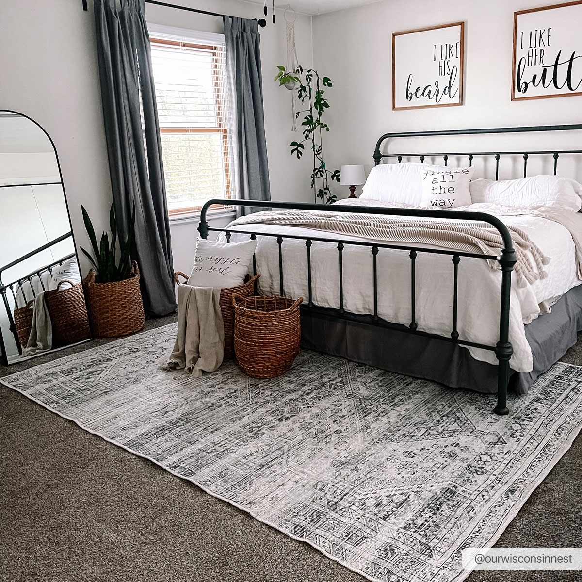 Bela Washable Rug  Machine Woven  Cream and Sage Design