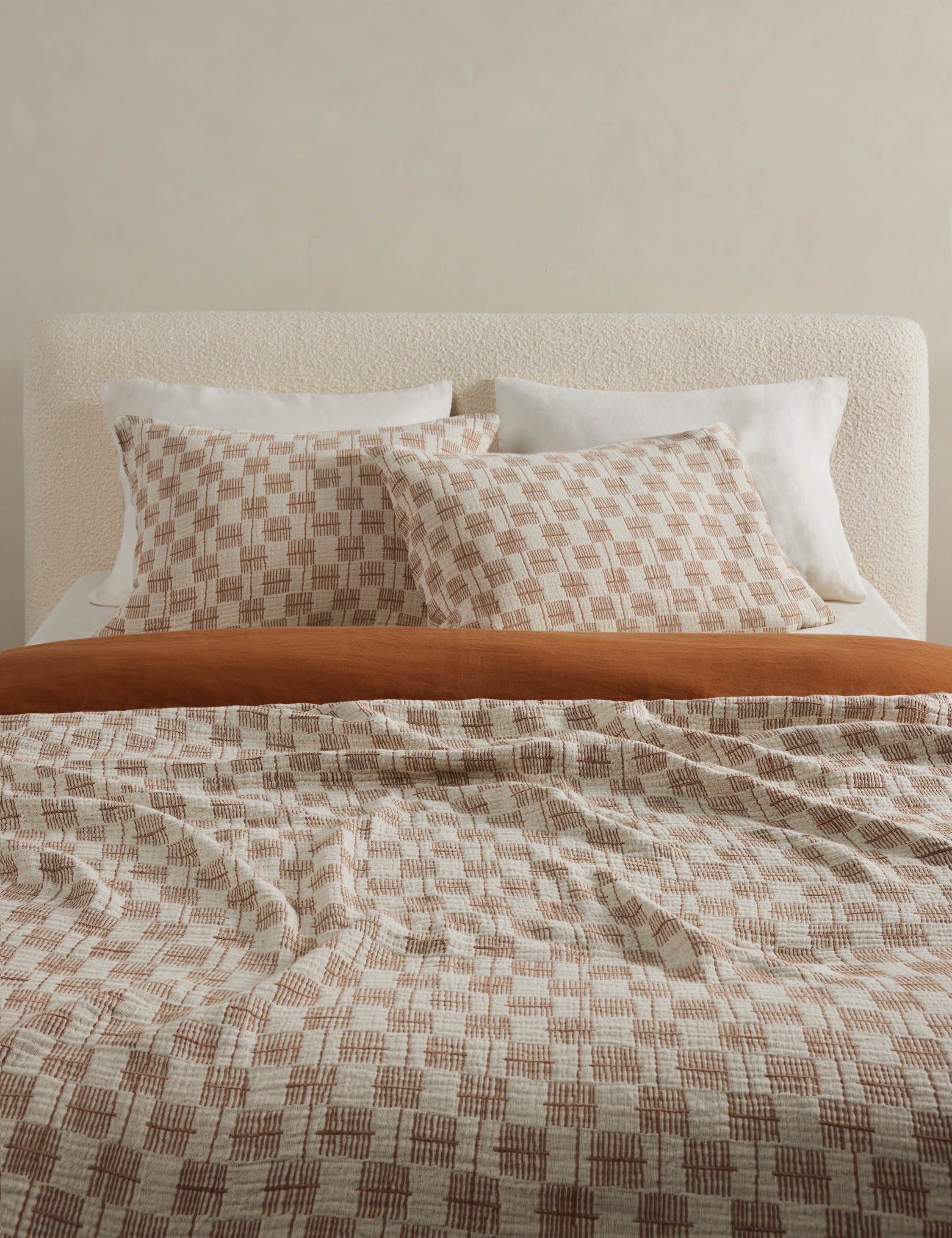 Bela Basketweave Cotton Sham | Soft-Texture, Exclusive Design