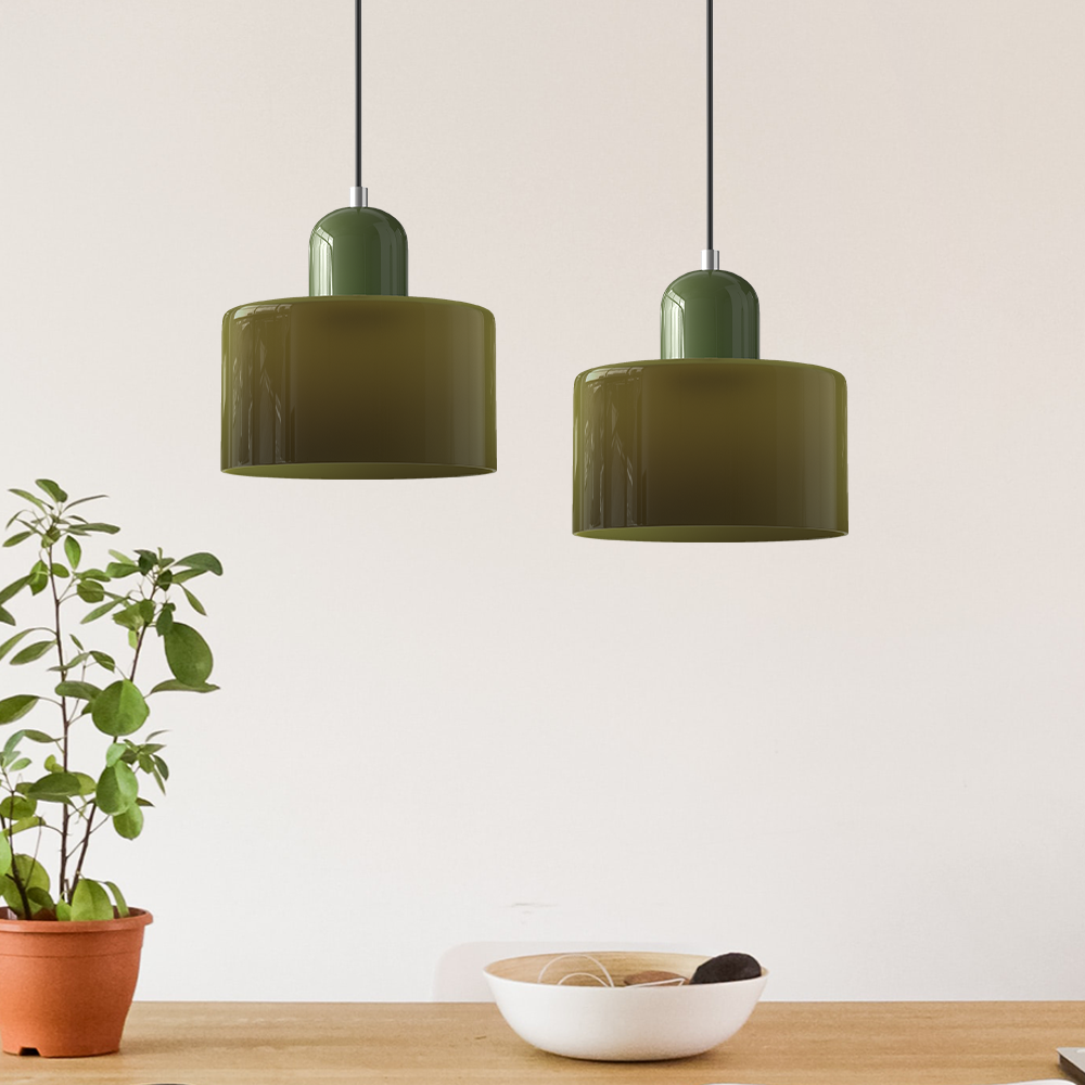 Bela Pendant Light | E27, Colored Glass