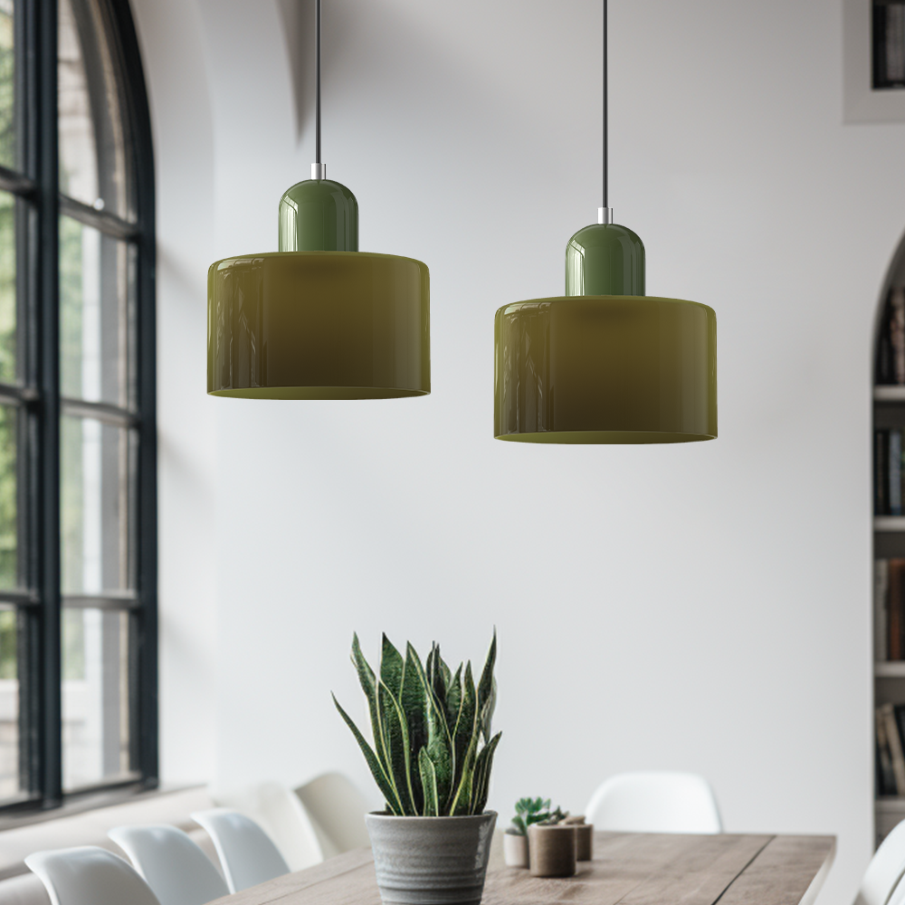 Bela Pendant Light | E27, Colored Glass
