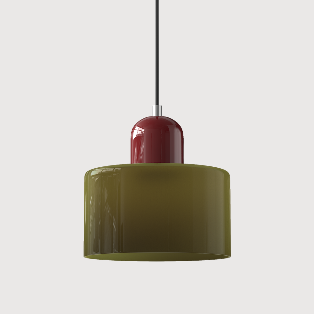 Bela Pendant Light | E27, Colored Glass