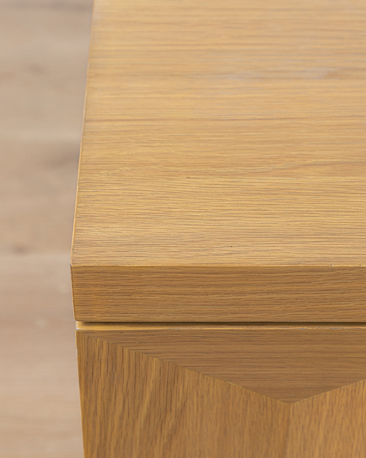 Bela Nightstand White Oak  Spacious Storage