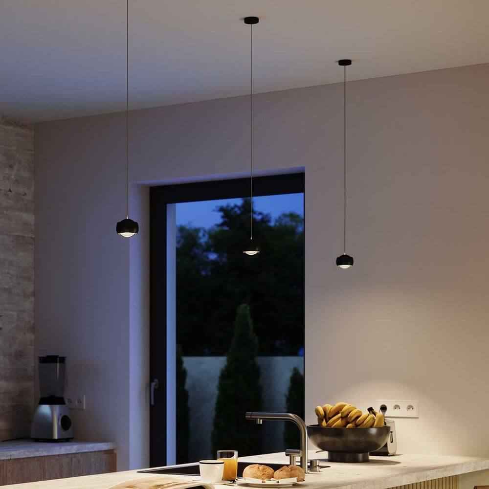 Bello LED Pendant Light | Spherical Metal Body, Adjustable Height