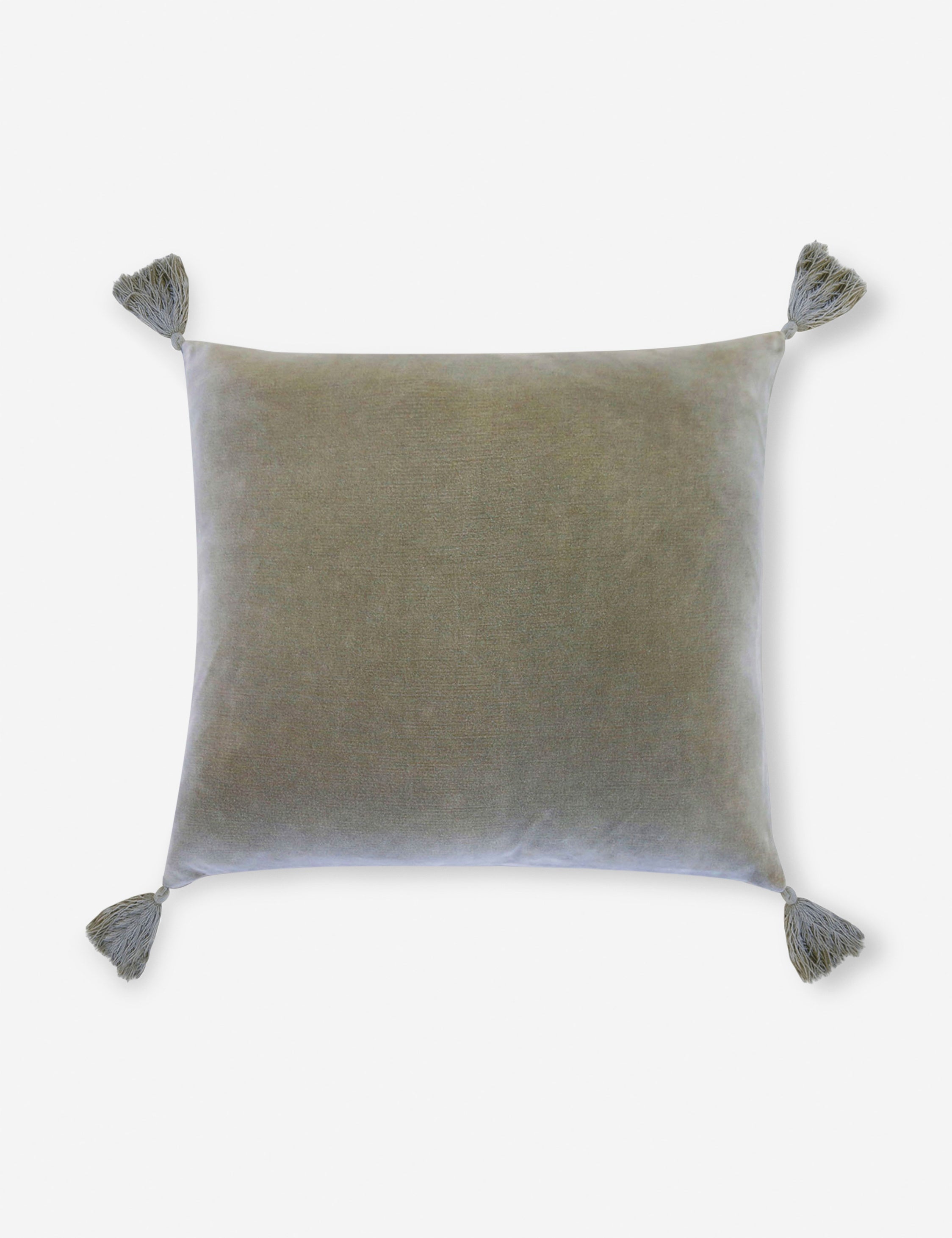 Bela Velvet Pillow | Soft Fabric with Corner Tassels