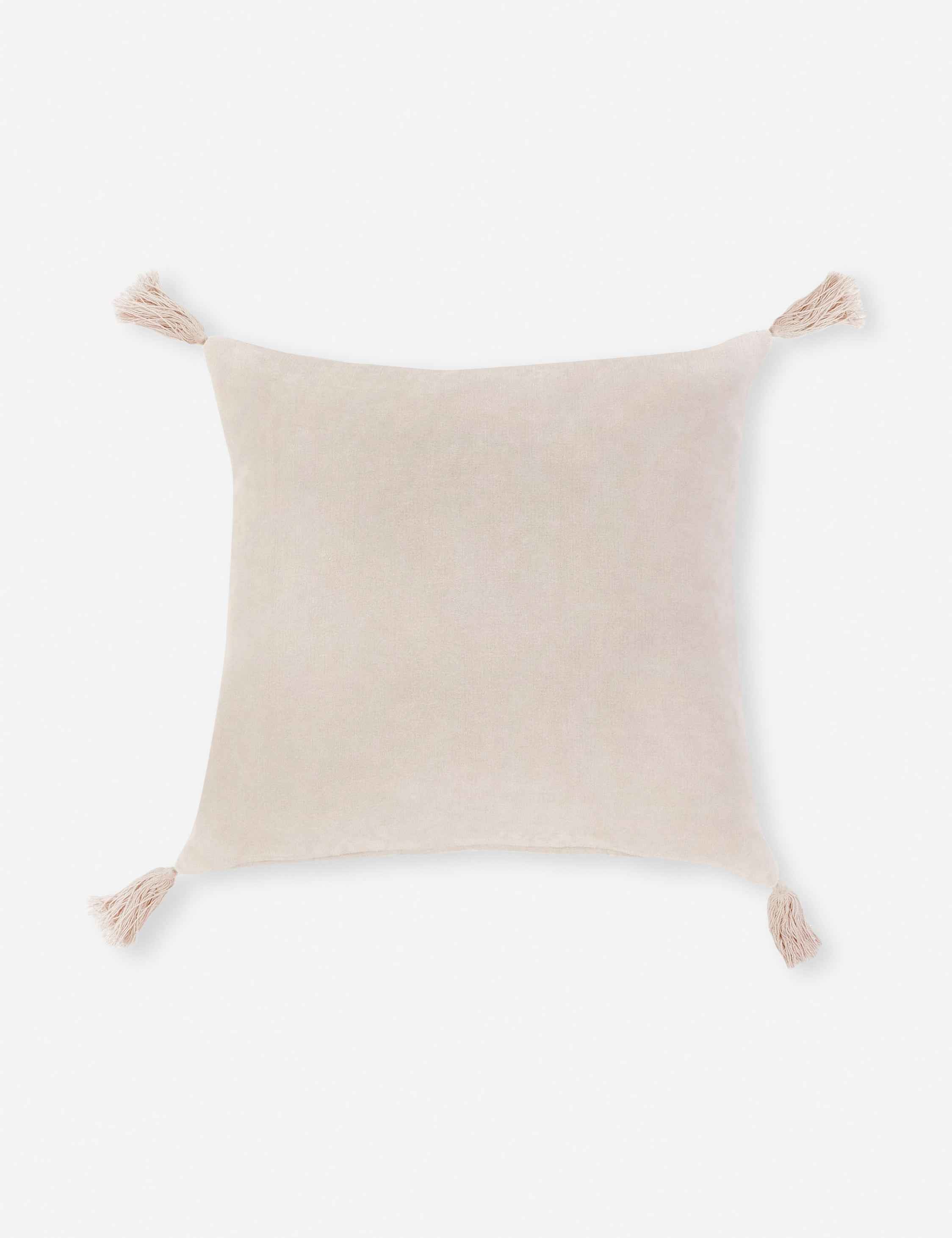 Bela Velvet Pillow | Soft with Corner Tassels