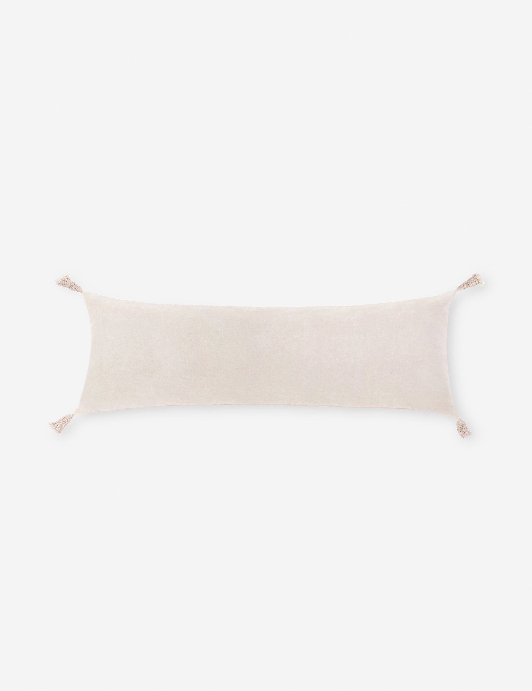 Bela Velvet Pillow | Soft Fabric with Corner Tassels
