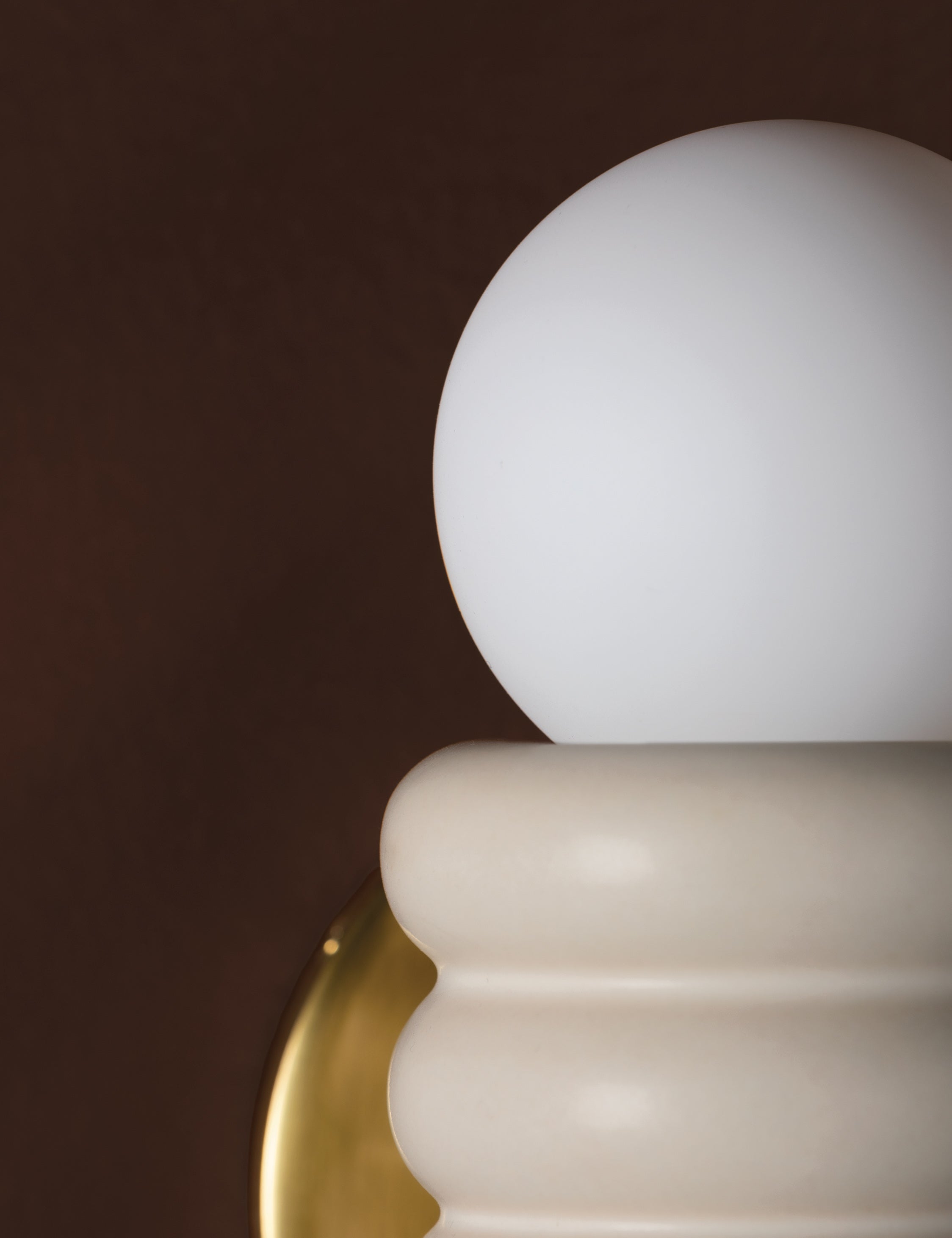 Bela Wall Sconce | Damp-Rated Ceramic Design