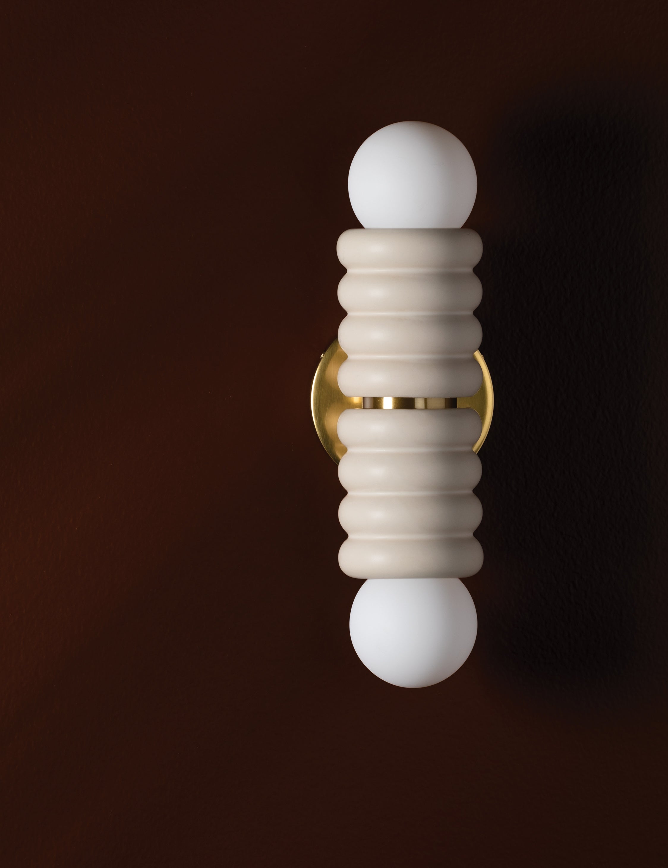 Bela Wall Sconce | Damp-Rated Ceramic Design