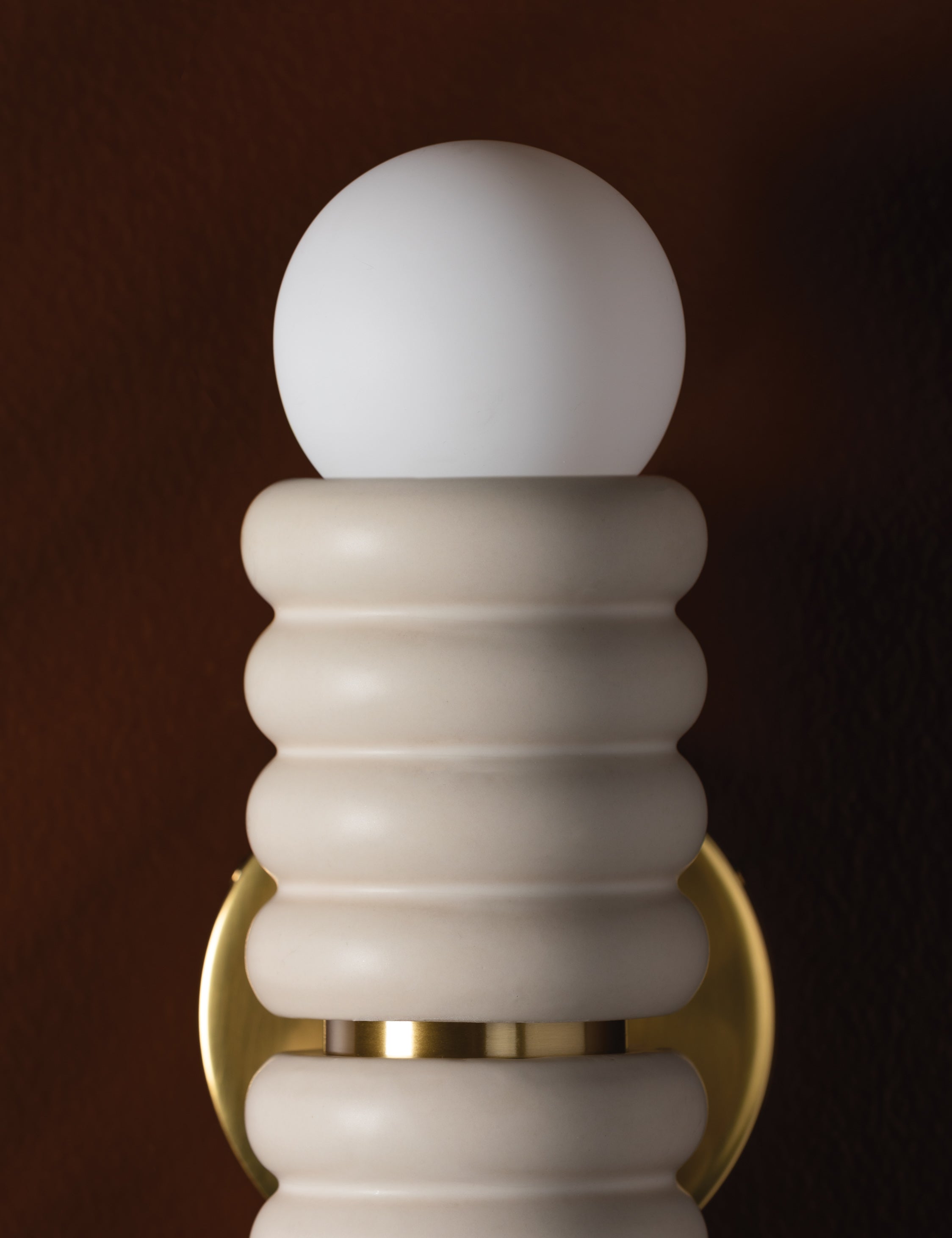 Bela Wall Sconce | Damp-Rated Ceramic Design