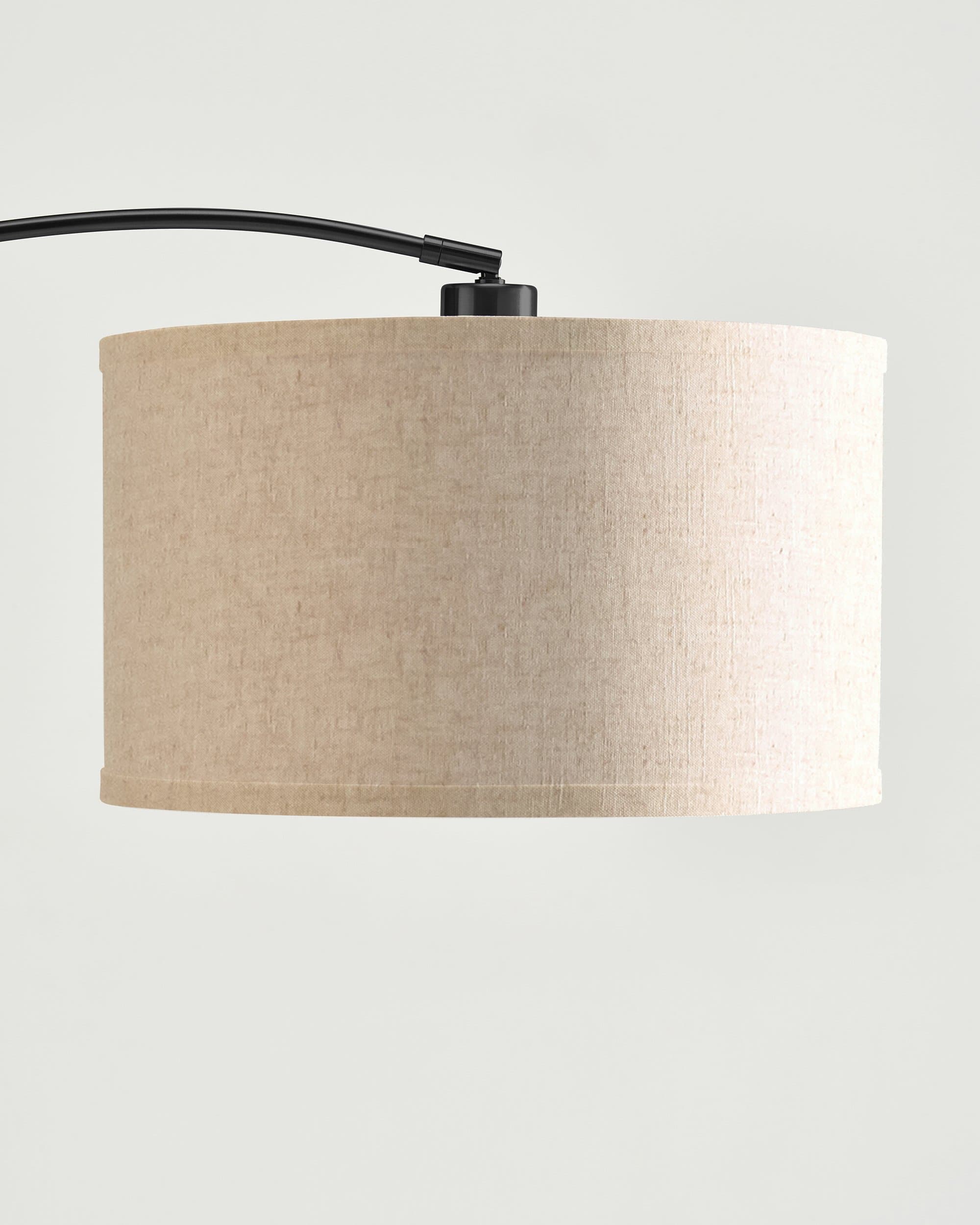 Luna Arc Floor Lamp | Natural Marble Base, Smart Home Compatible