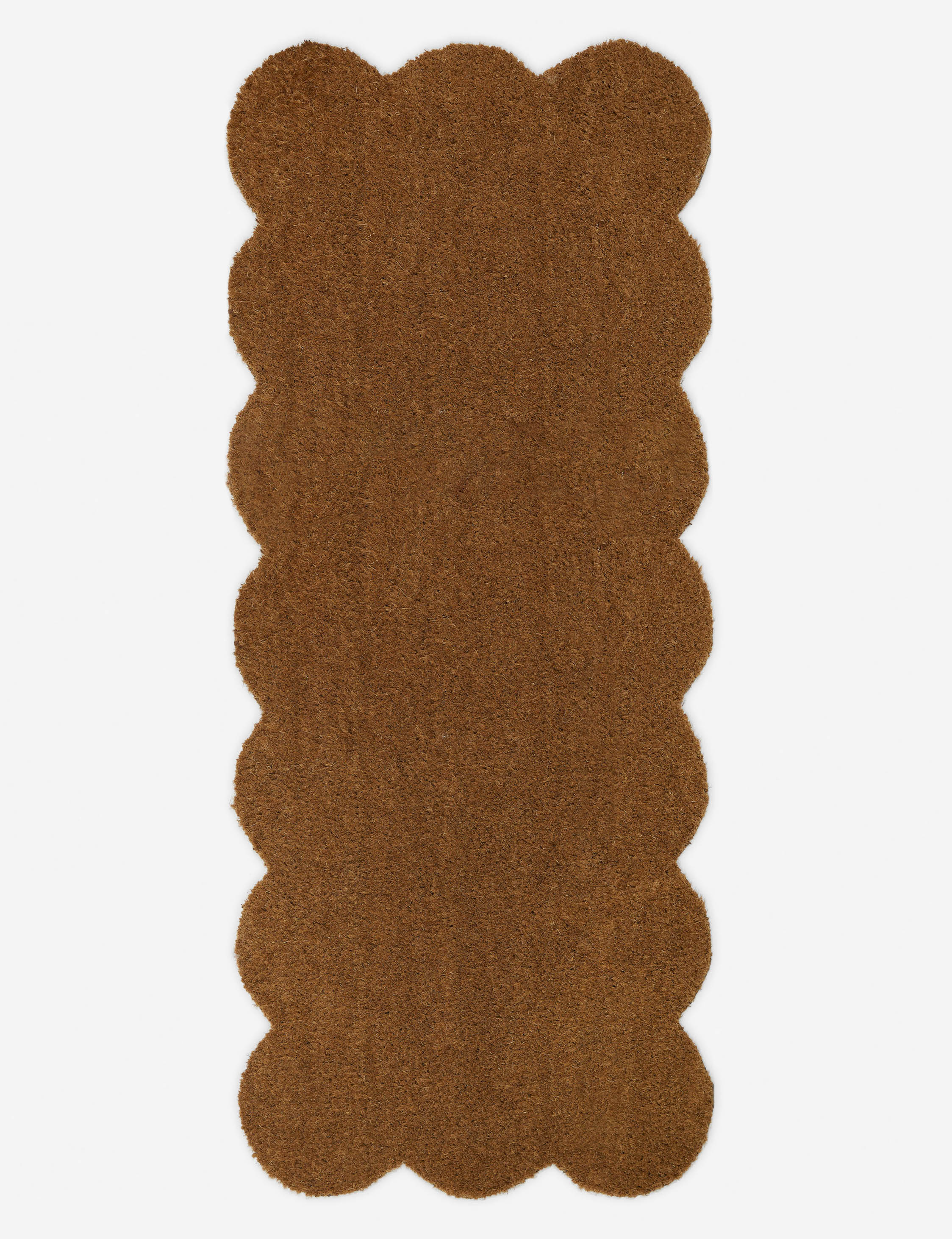 Bela Doormat | Scalloped Design, Durable Natural Fiber