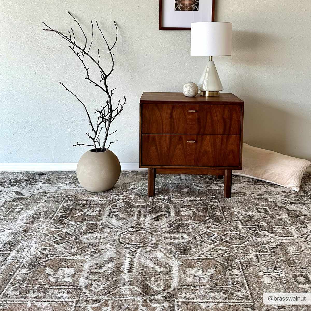 Hera Vintage Washable Rug  Medium Pile  100% Polyester