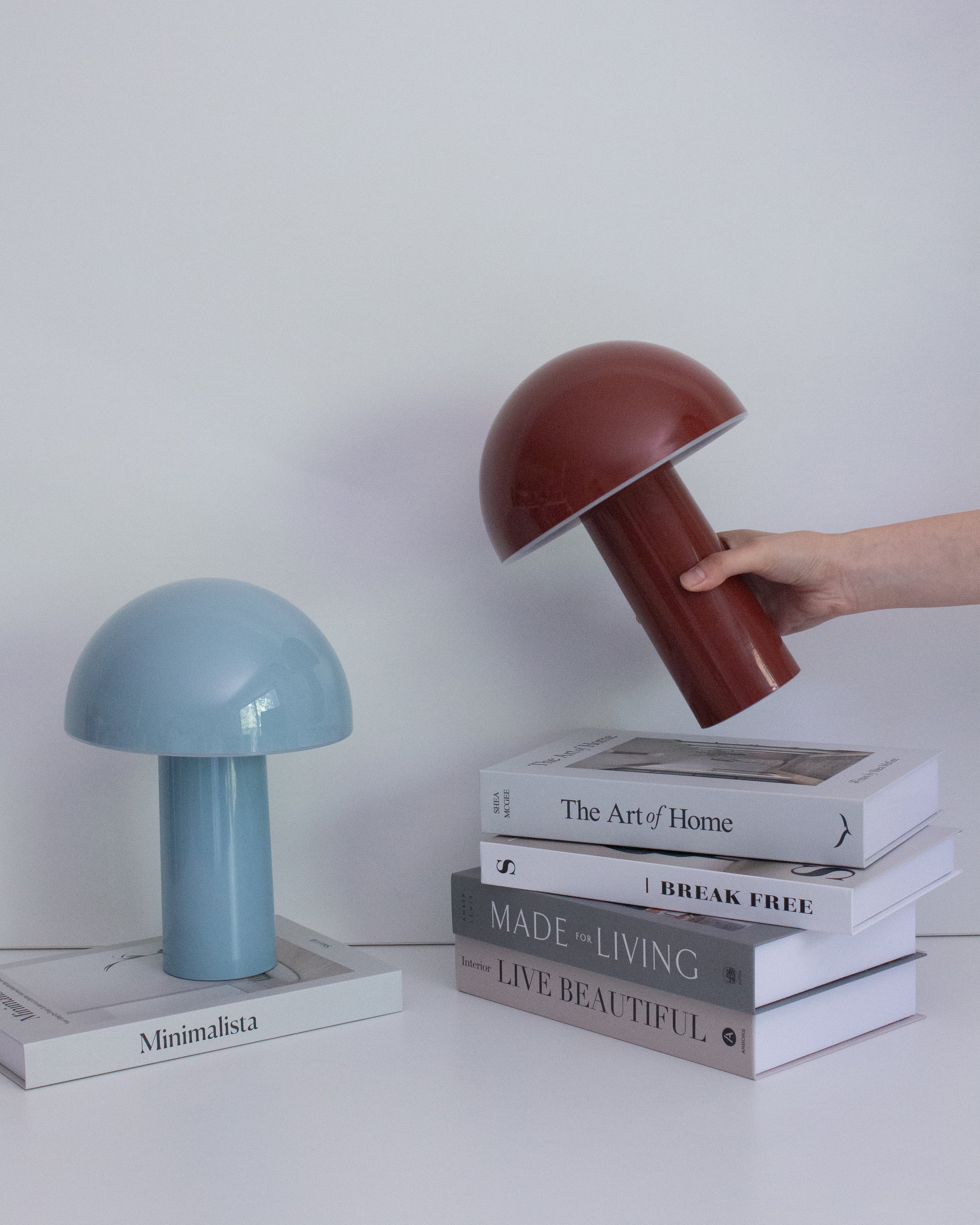 Celia Mushroom Table Lamp | Portable, Rechargeable LED