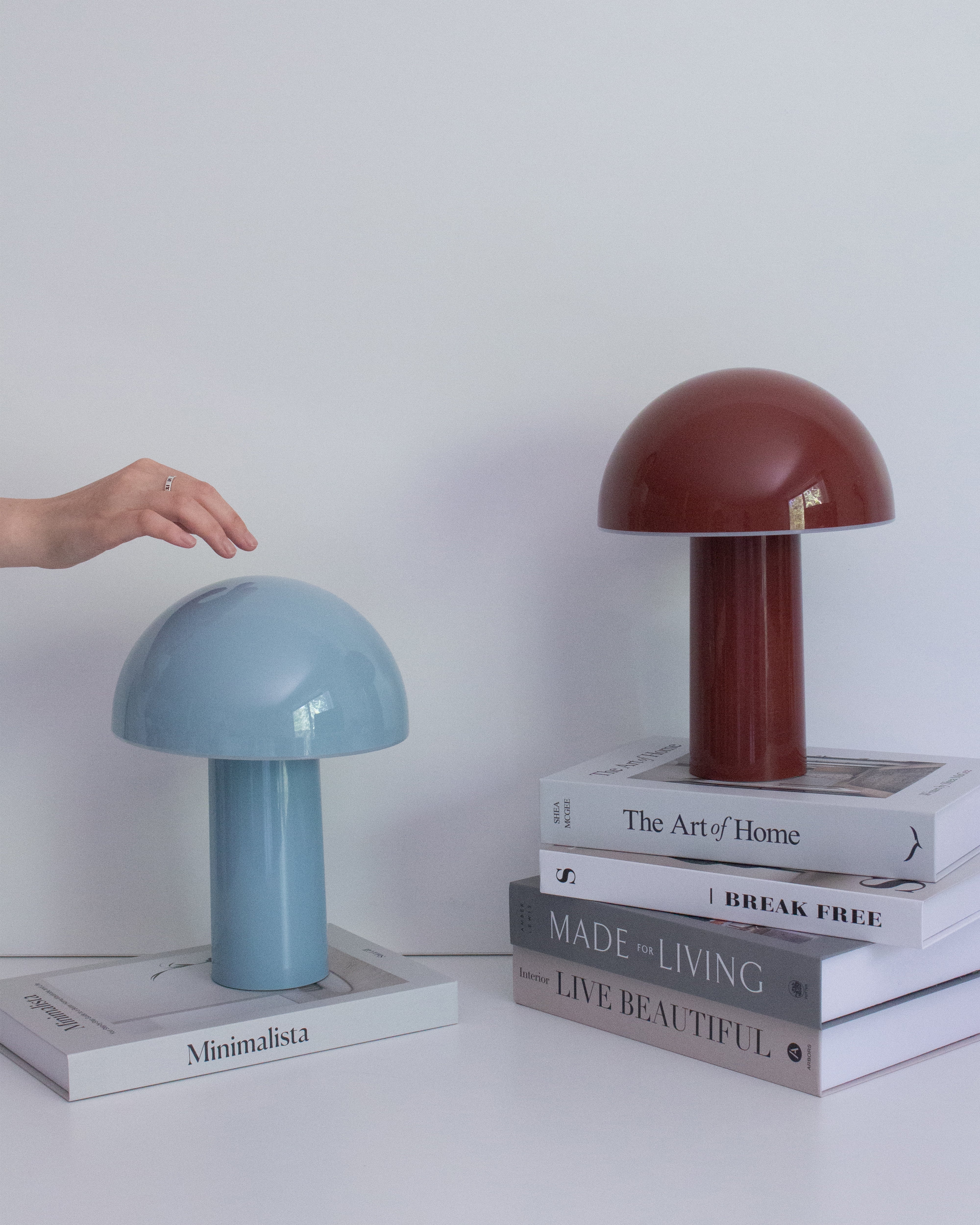 Celia Mushroom Table Lamp | Portable, Rechargeable LED