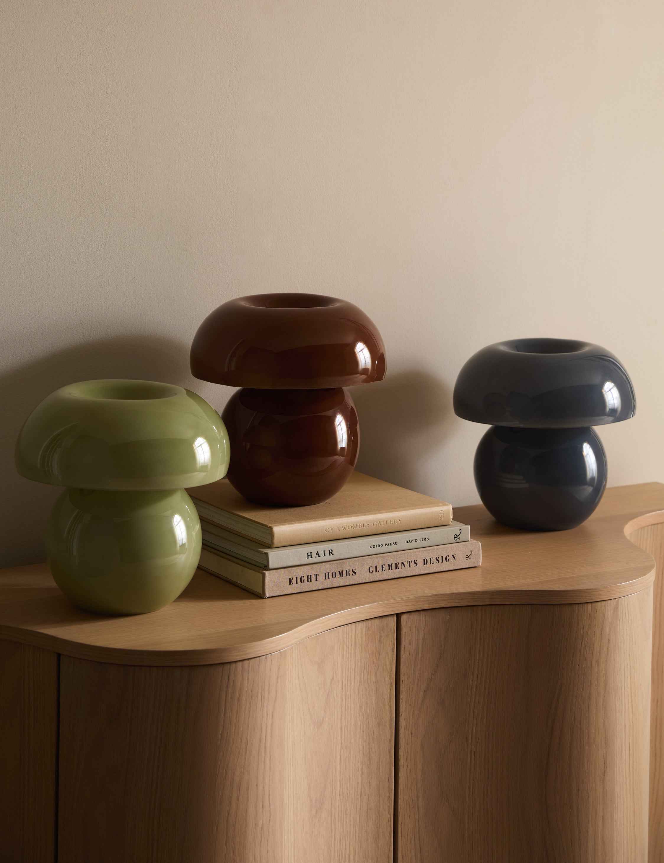 Bela Table Lamp | Monochromatic Glass, 1970s Inspired Design