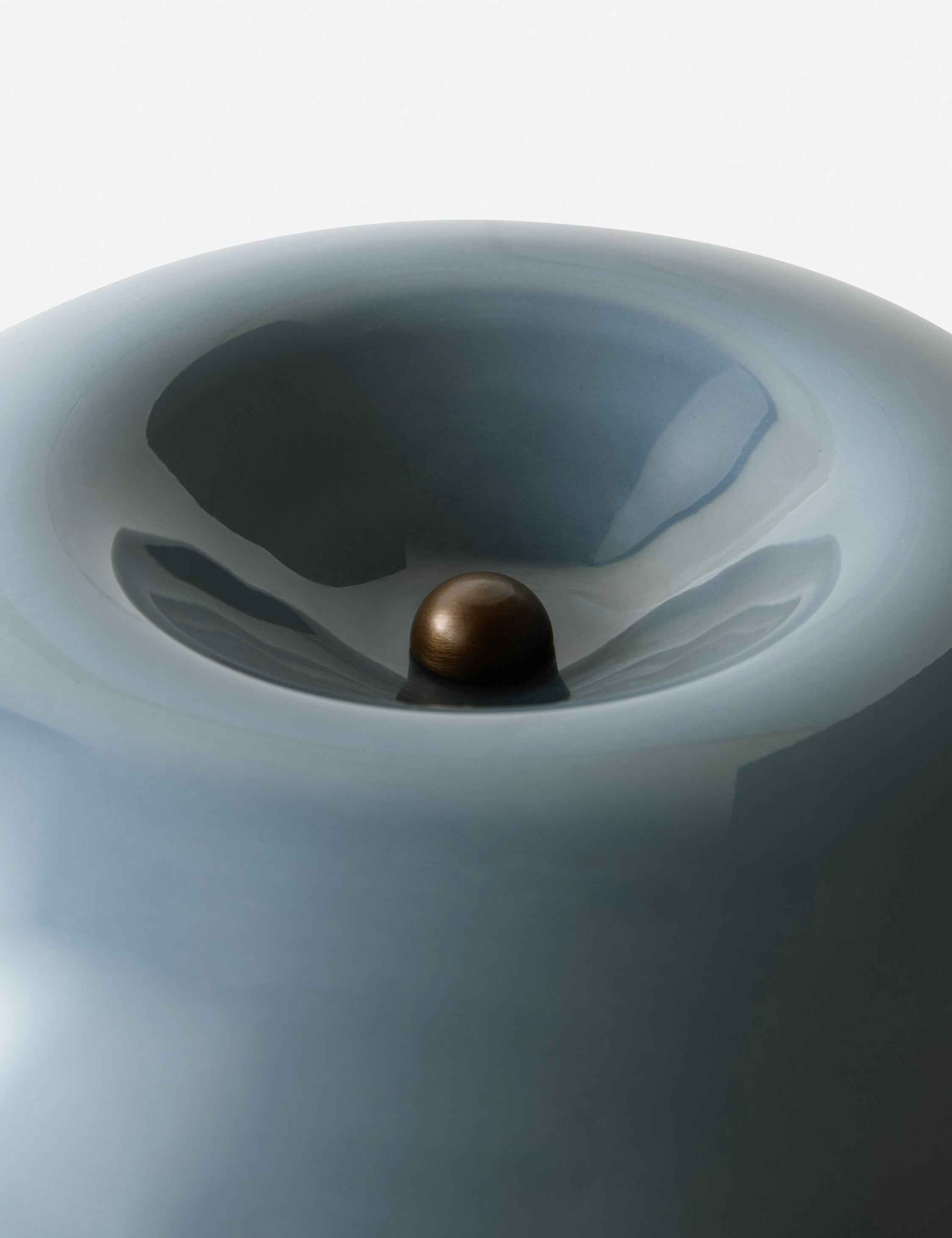 Bela Table Lamp | Monochromatic Glass, 1970s Inspired Design
