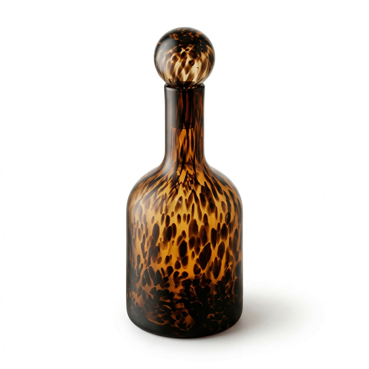 Bela Decorative Glass Decanter | Hand-Blown, 36 cm Tall