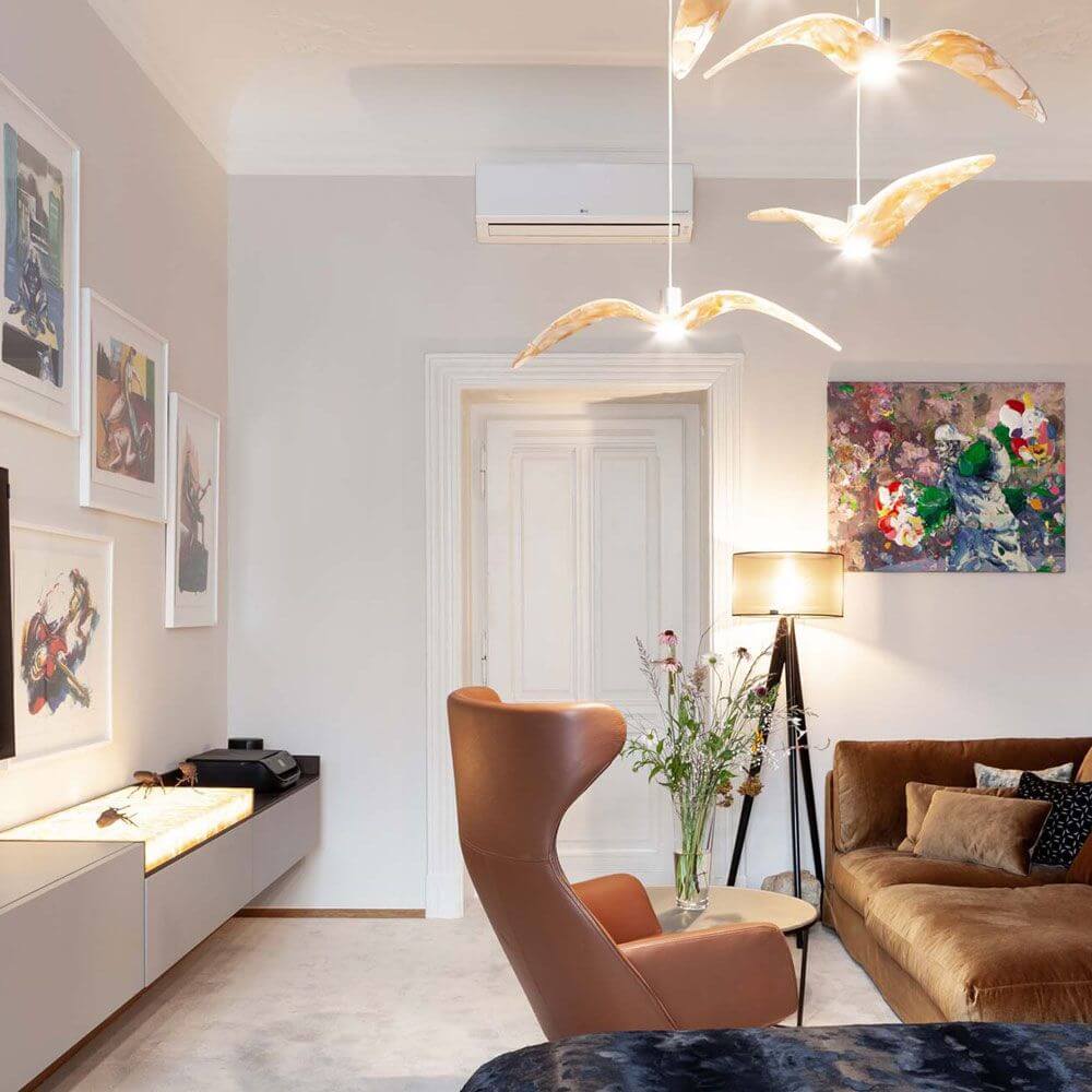 Bela Pendant Light | Customizable Wings, LED Source