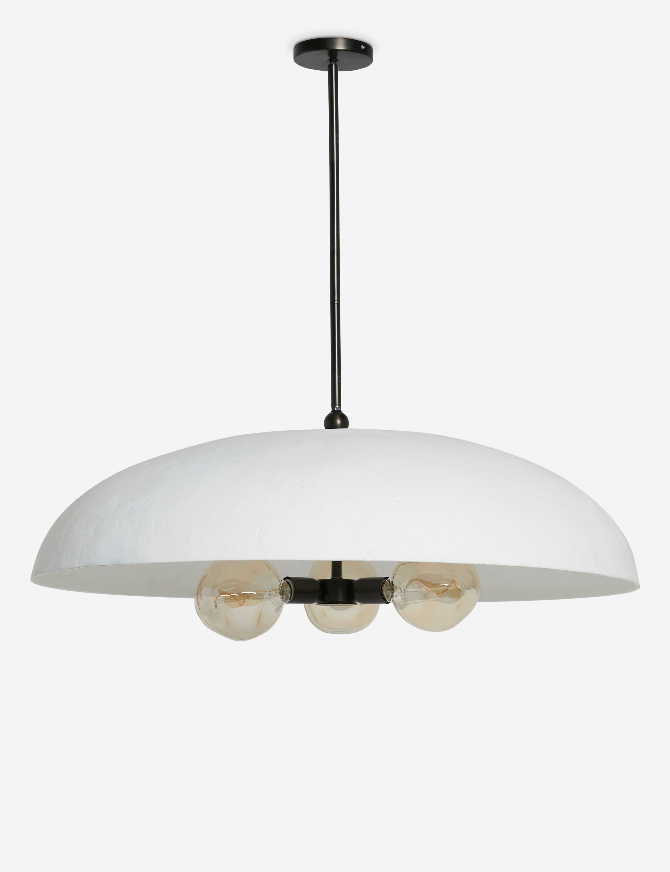 Bela Pendant Light | Matte White Shade, Three Bulb Design