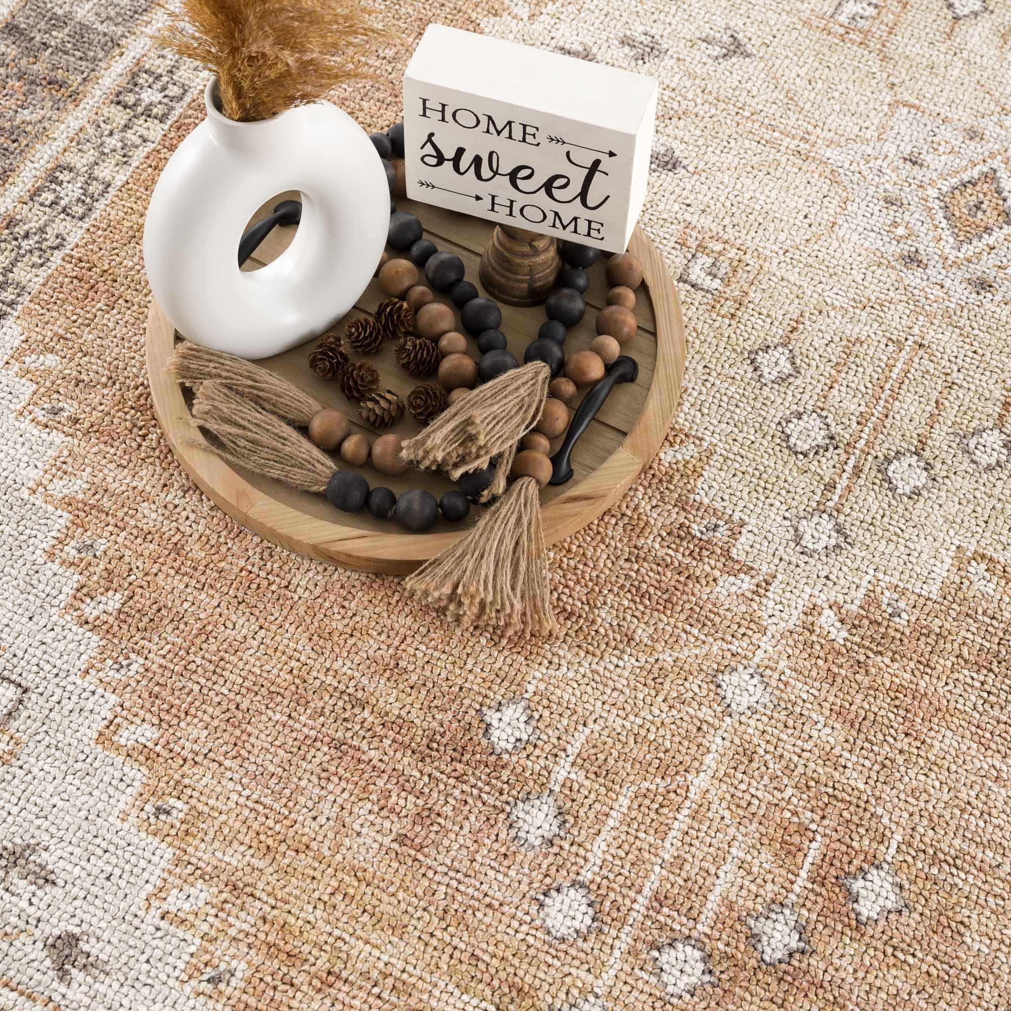 Albas Area Rug  Machine Washable  Medium Pile  Traditional Style